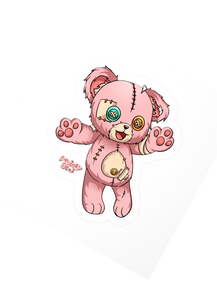 Chibi Anxiety Bear Sticker product image (4)