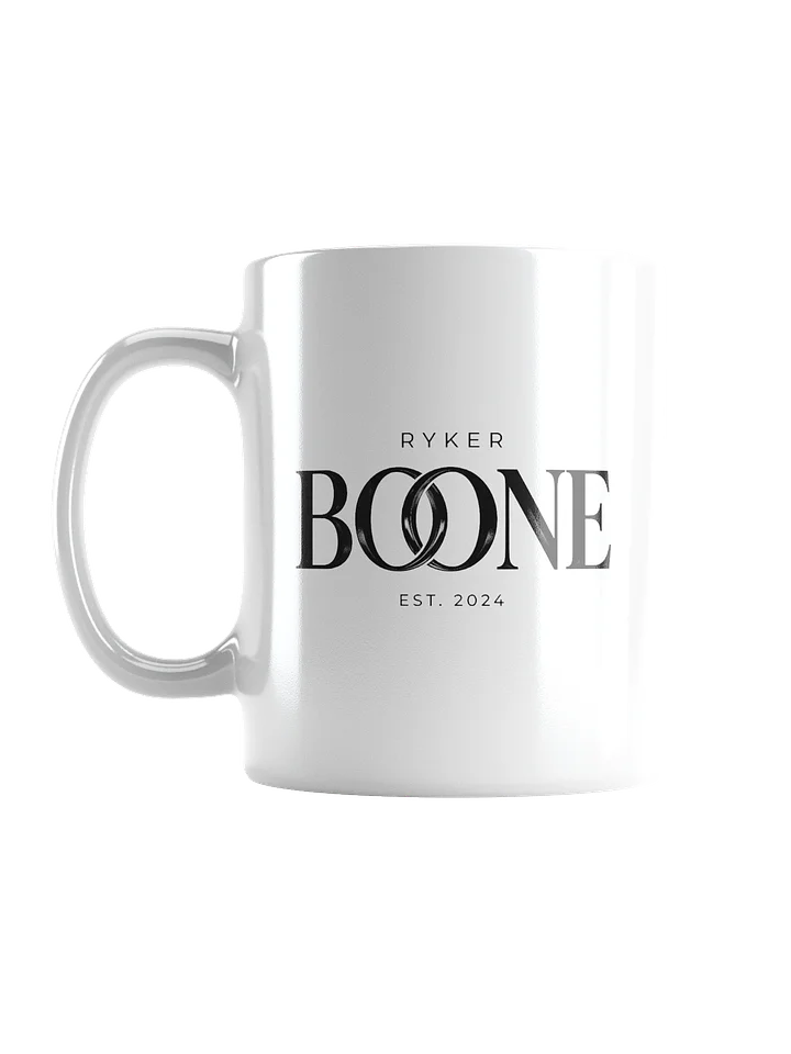 Ryker Boone "Honky Tonk Sundown" White Glossy Mug (Black Logo) product image (1)