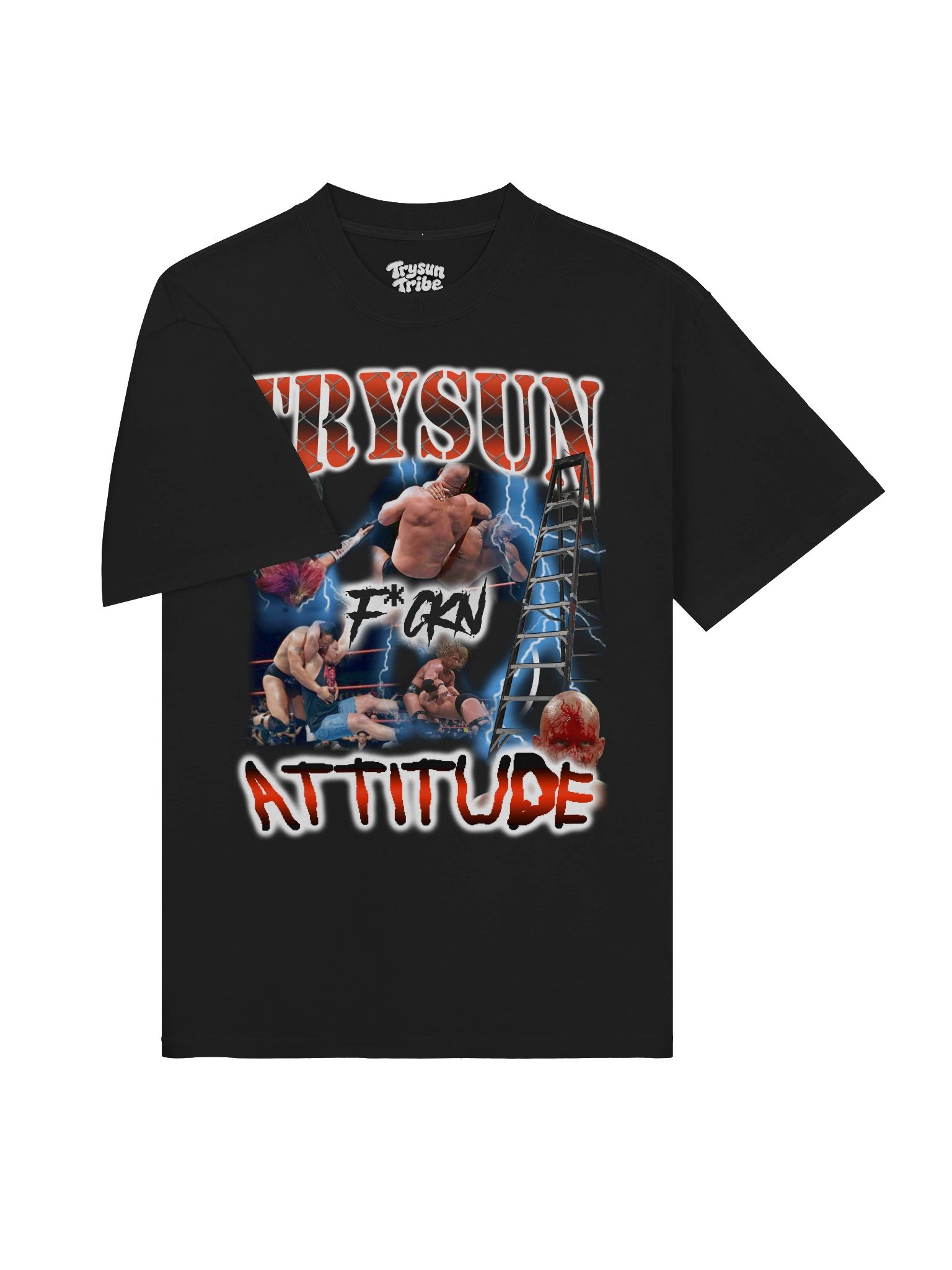 Trysun F*ckn Attitude Vintage Box Tee product image (4)