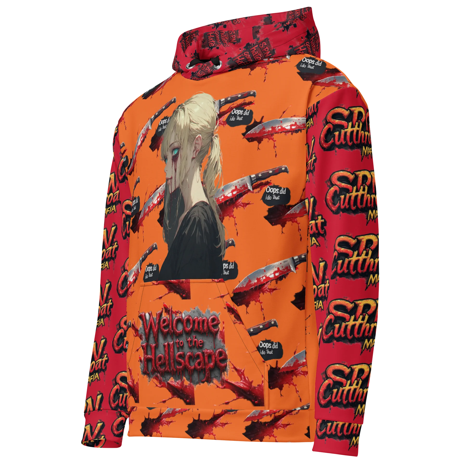 Welcome to hell Comfort Unisex Hoodie product image (3)