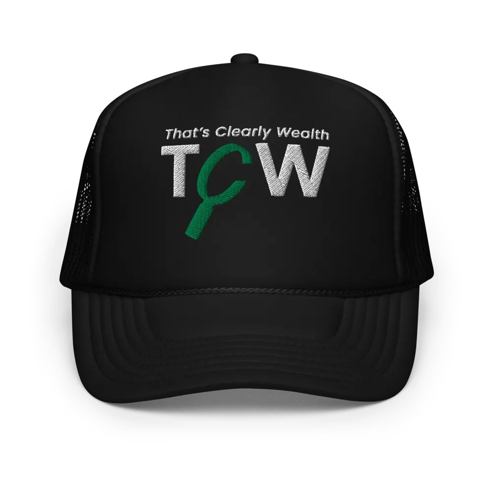 That's Clearly Wealth Trucker Hat product image (1)