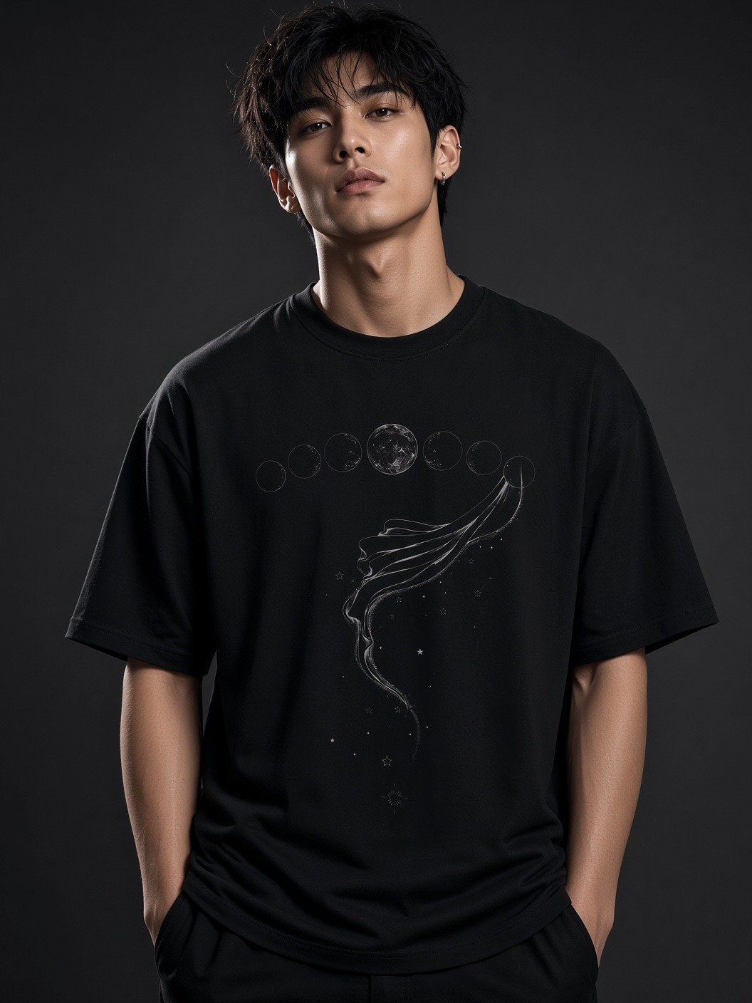The Lunar Oracle // Stargazer Heavyweight Tee product image (2)