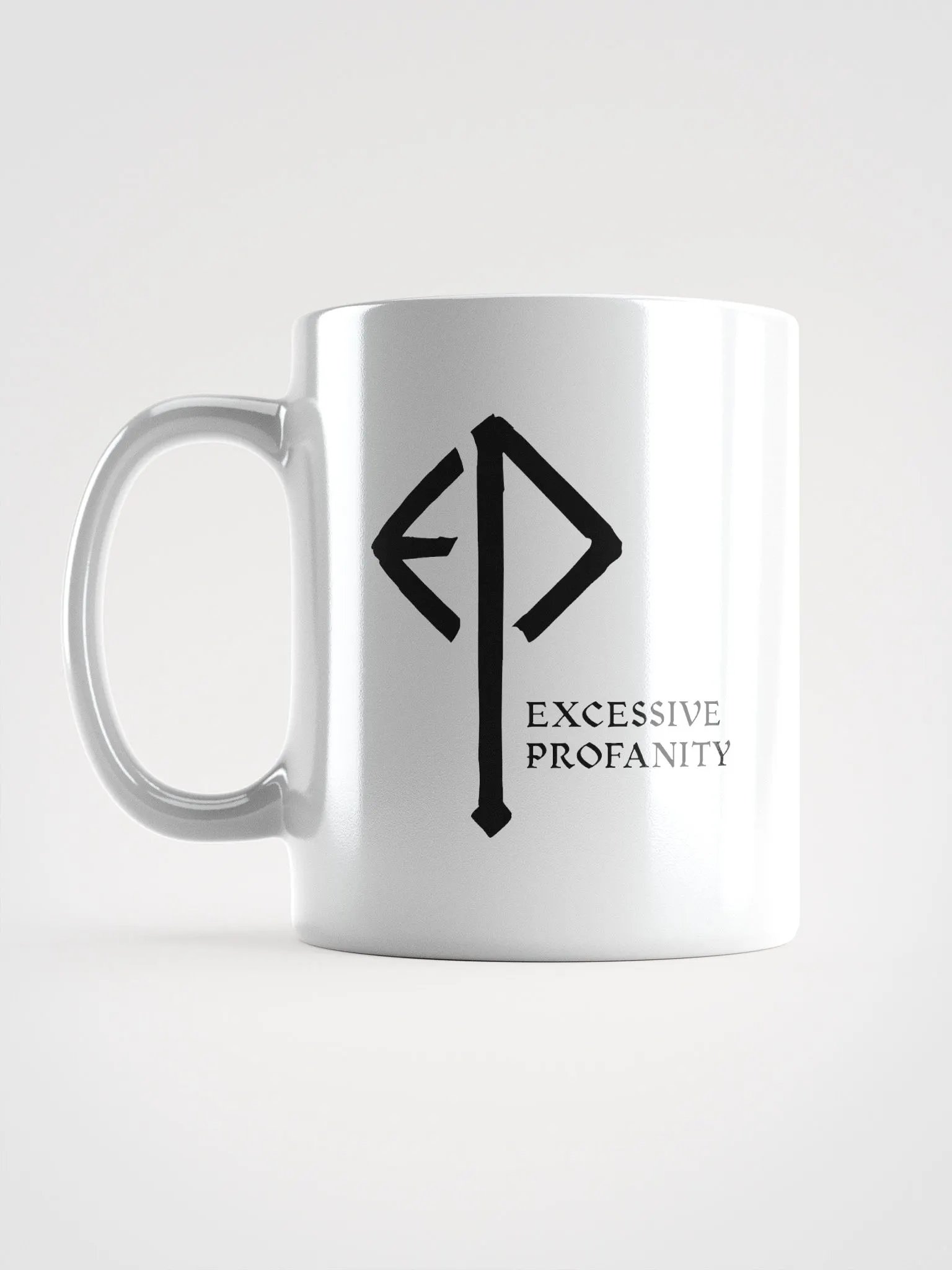 Executioner Rune Mug - Black on White product image (18)