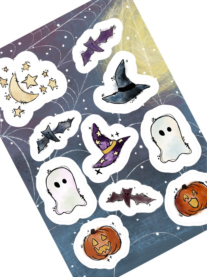 Spooky Halloween Sticker Sheet product image (1)