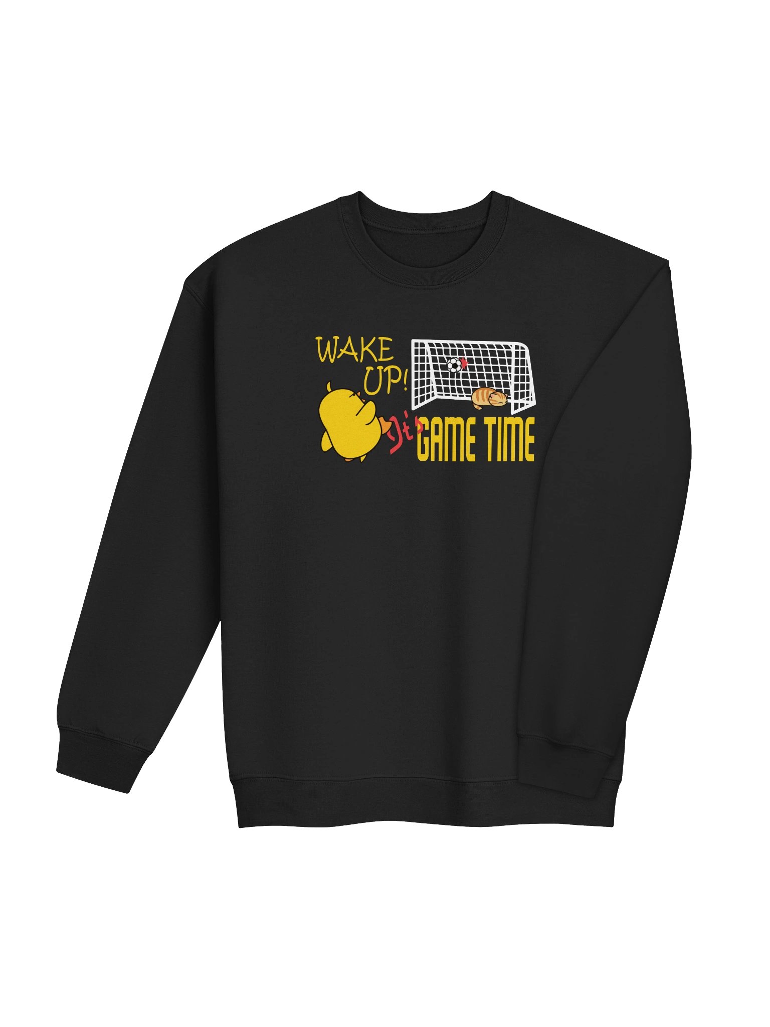 Soccer Cat (WAKE UP, It's GAME TIME) - Unisex Adult Sweatshirt product image (3)