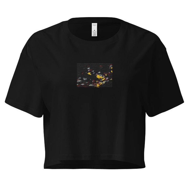 Love Joy Bestseller Embroidered Autumn Beauty Crop Top Shirt product image (1)