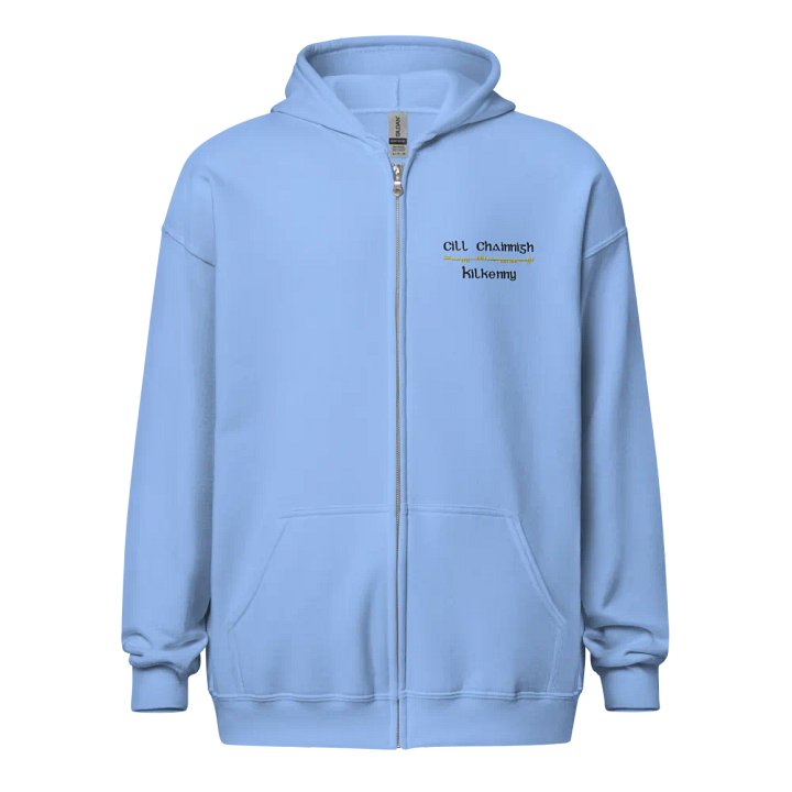 Kilkenny/Cill Chainnigh Scholastic style Ogham embroidered Zip Hoodie product image (2)