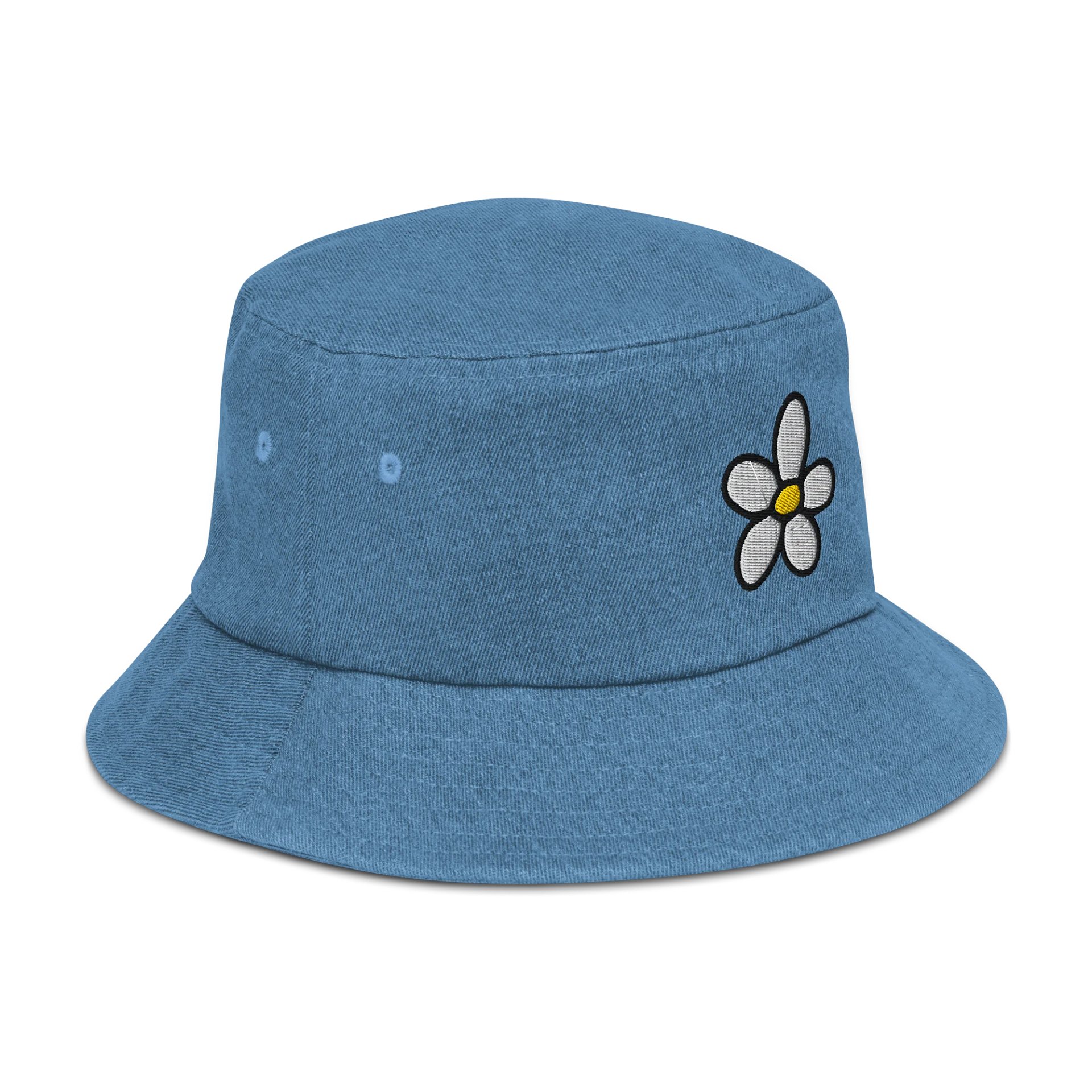 Demin Flower Bucket Hat product image (3)