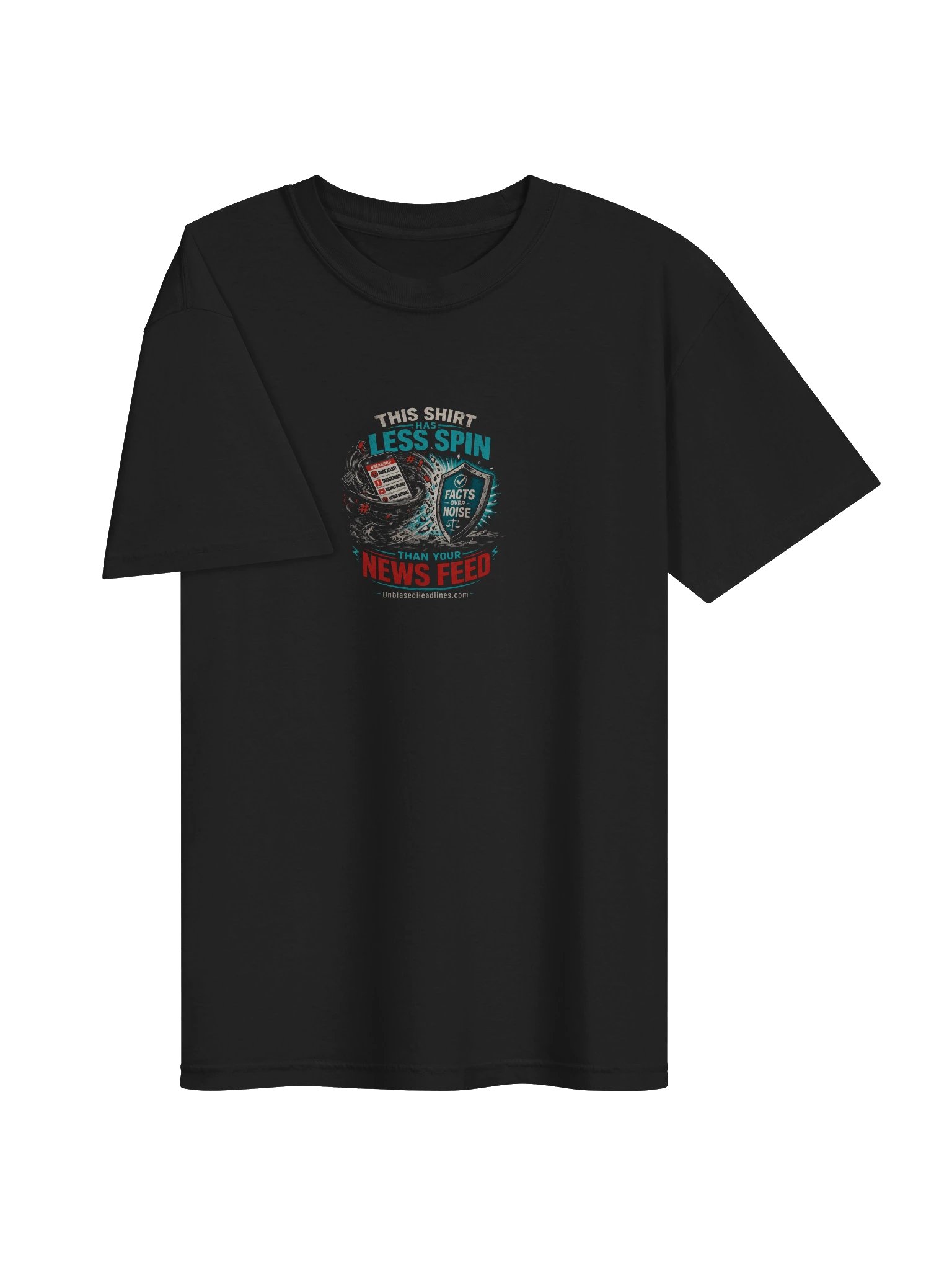 This Shirt Has Less Spin Than Your News Feed Tee - Large Front product image (3)