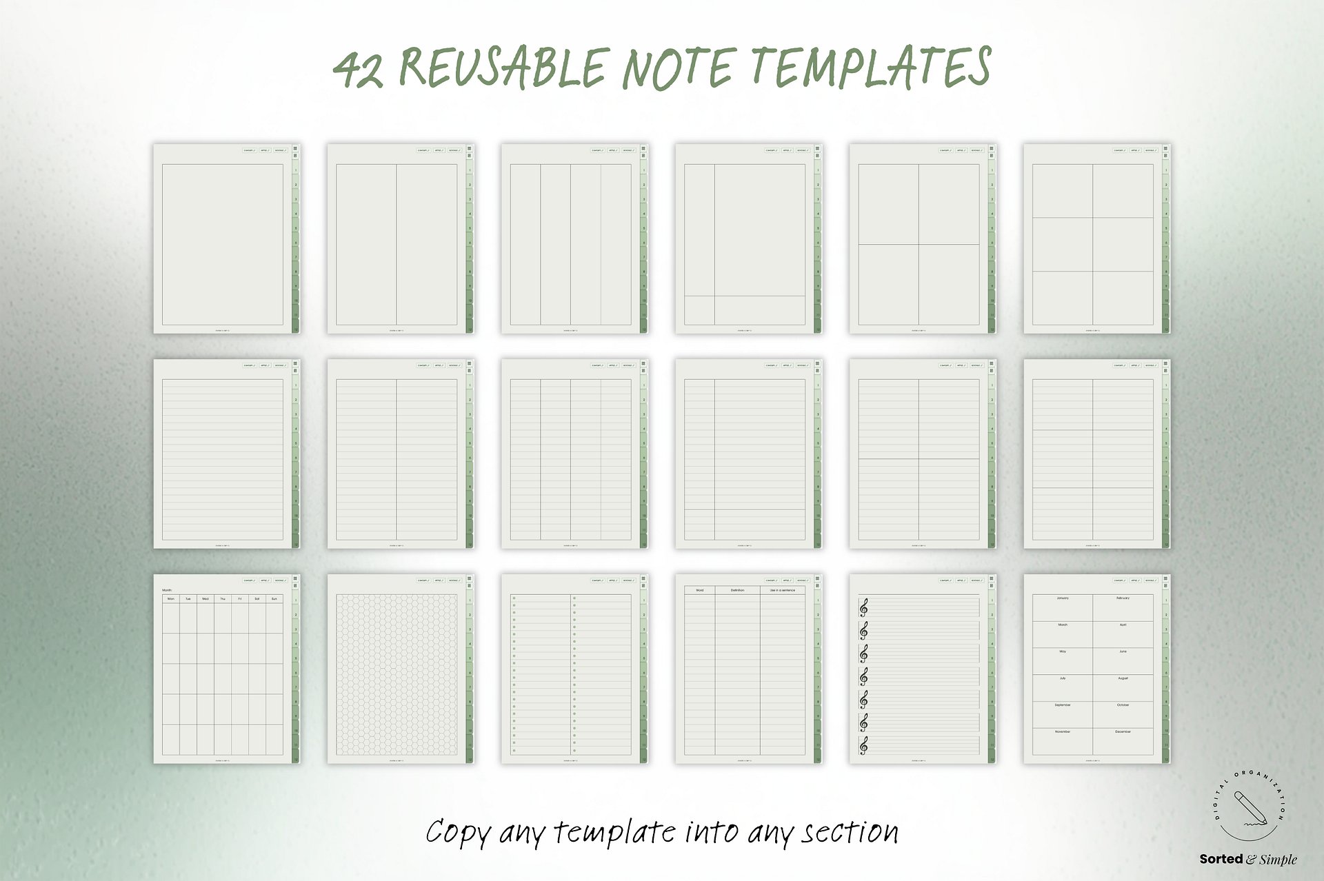 Smart Digital Notebook - Matcha Green product image (8)