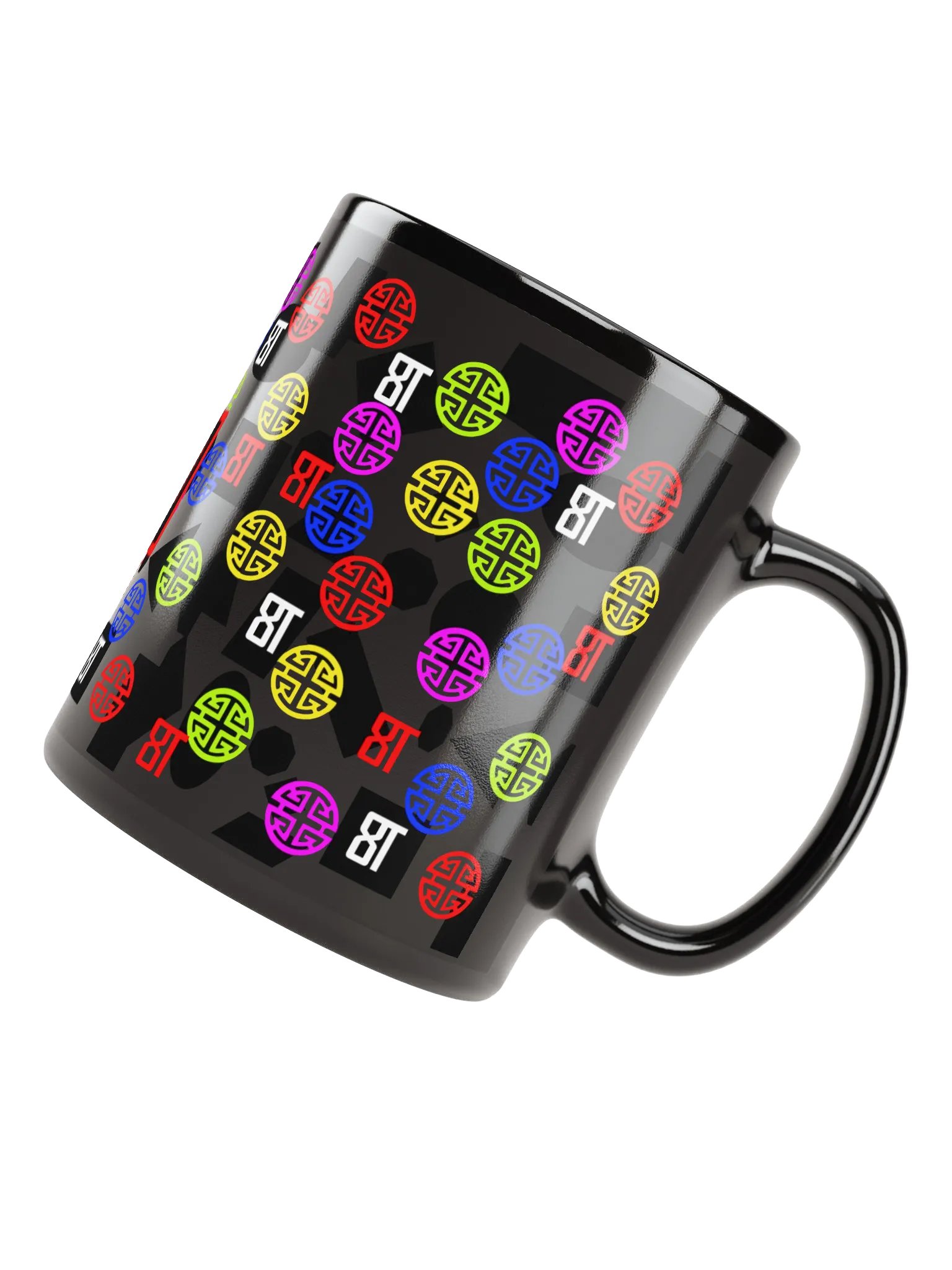 8T Sips Minimal Black Glossy Mug product image (4)