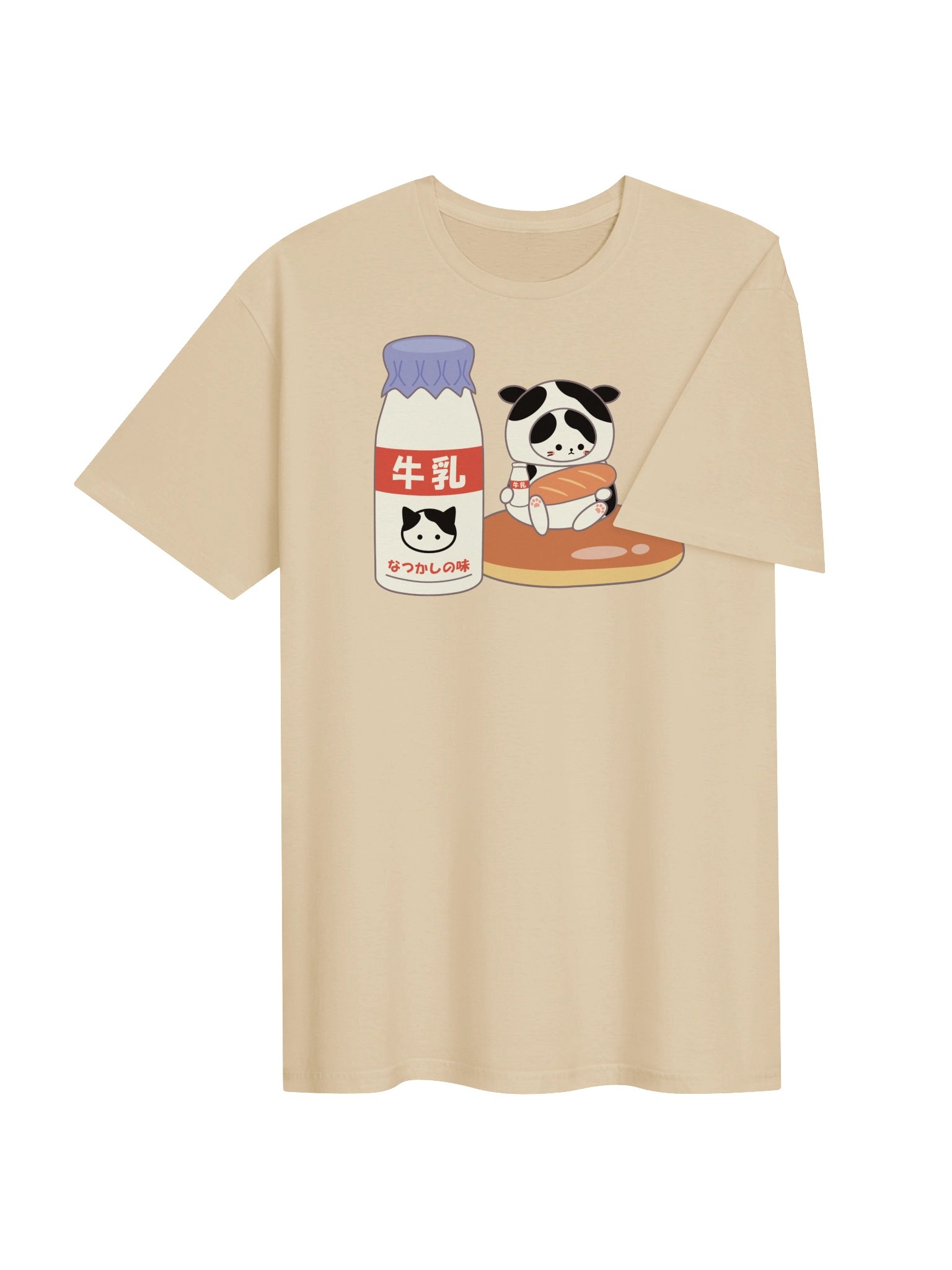 Milk Cat - Unisex Adult Super Soft Lightweight T-shirt product image (3)