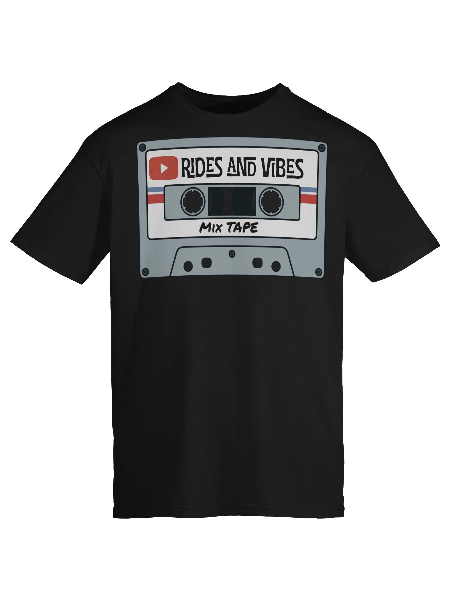 Rides and Vibes Retro Mix Tape Graphic Tee front product image (73)