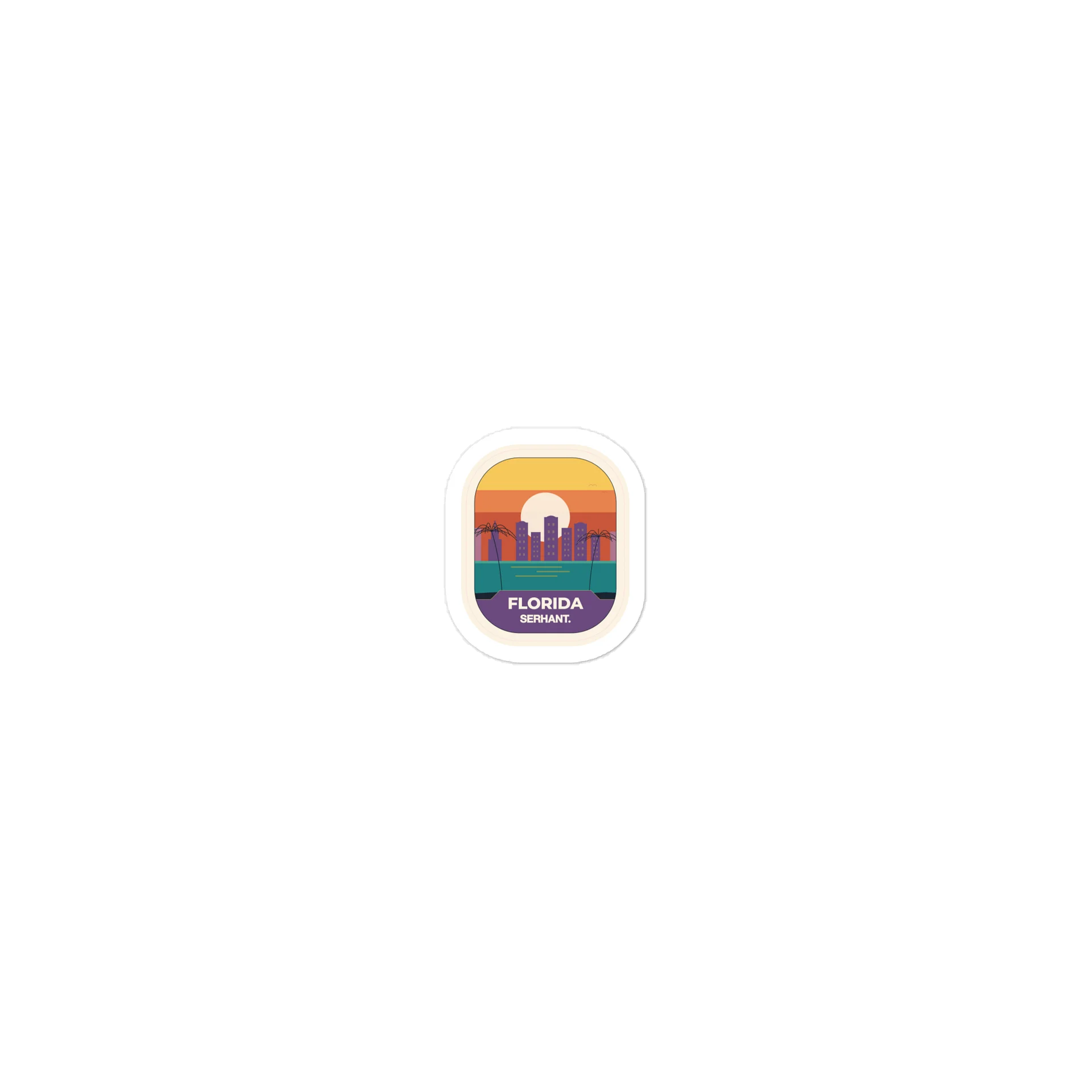 SERHANT. Florida Sticker product image (1)