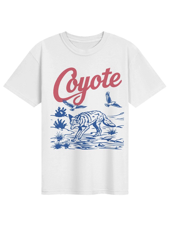 Coyote Graphic Tee, Comfort Colors Western Wildlife T-Shirt, Vintage Desert Animal Shirt, Unisex product image (6)
