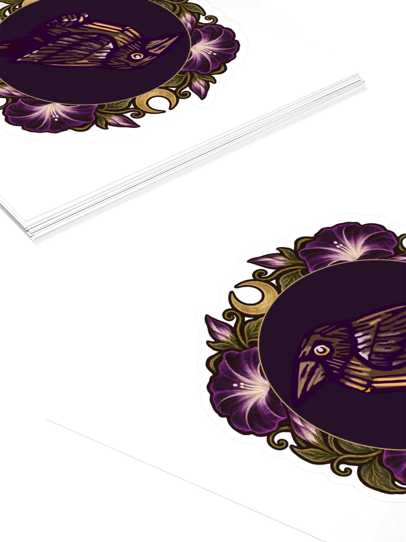 Mystic Raven Emblem Kiss Cut Sticker product image (4)