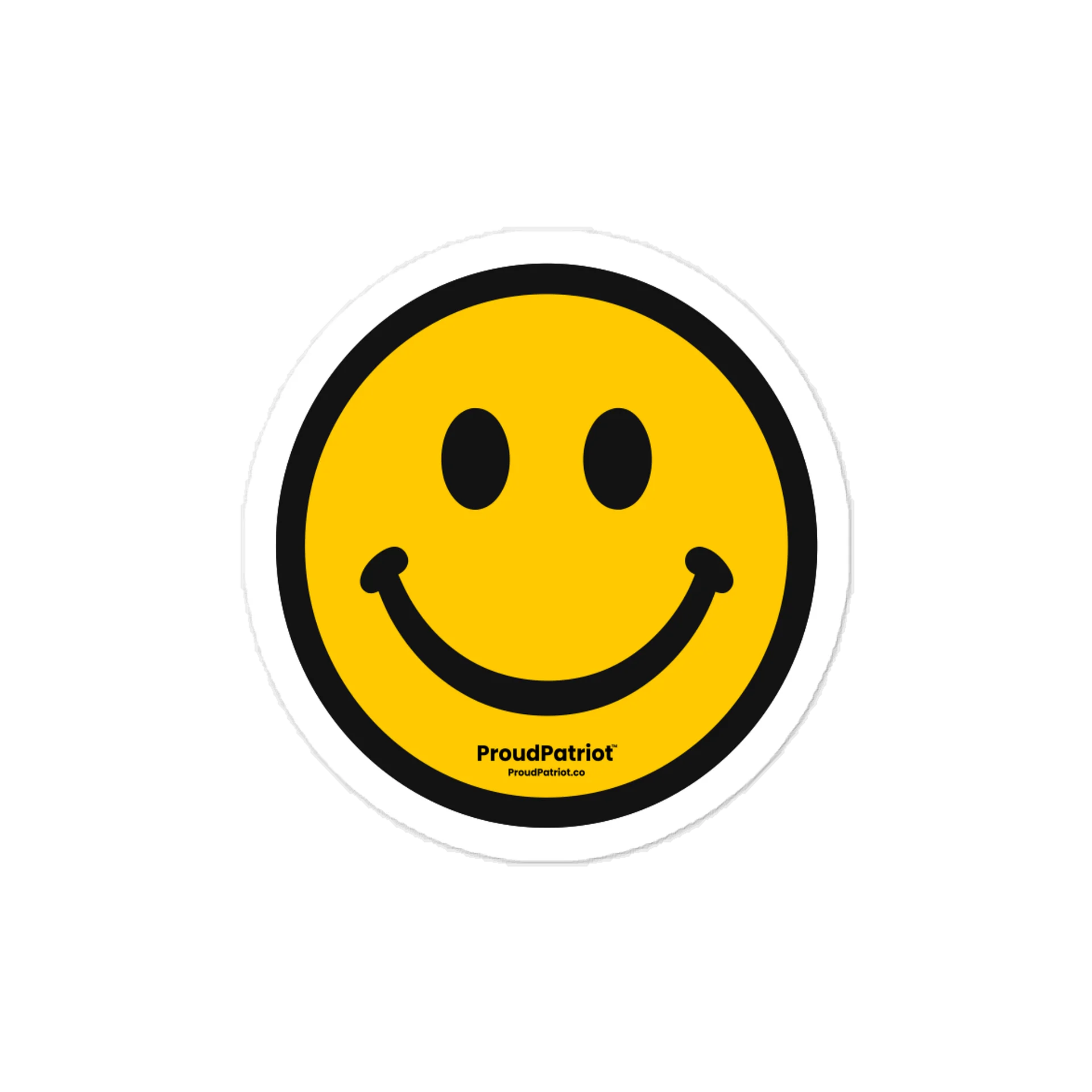 Smiley Face Vinyl Sticker product image (1)