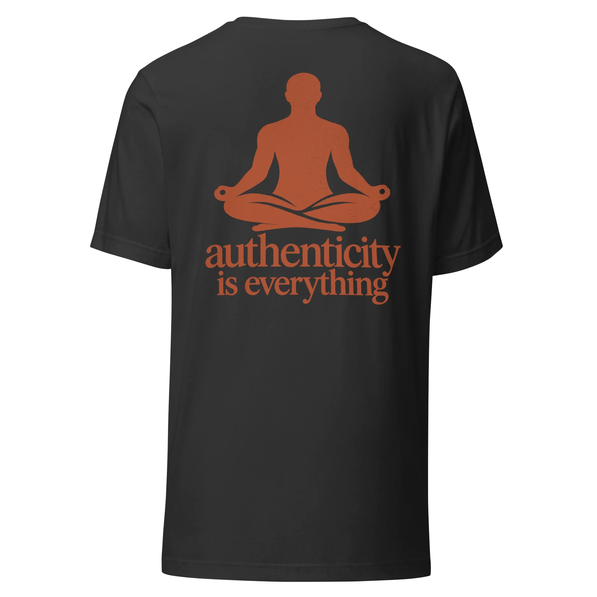 Authenticity Meditation logo tshirt product image (1)