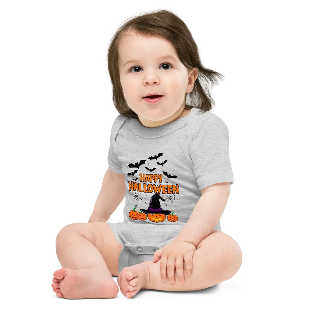Happy Halloween Baby Romper Onesie product image (2)
