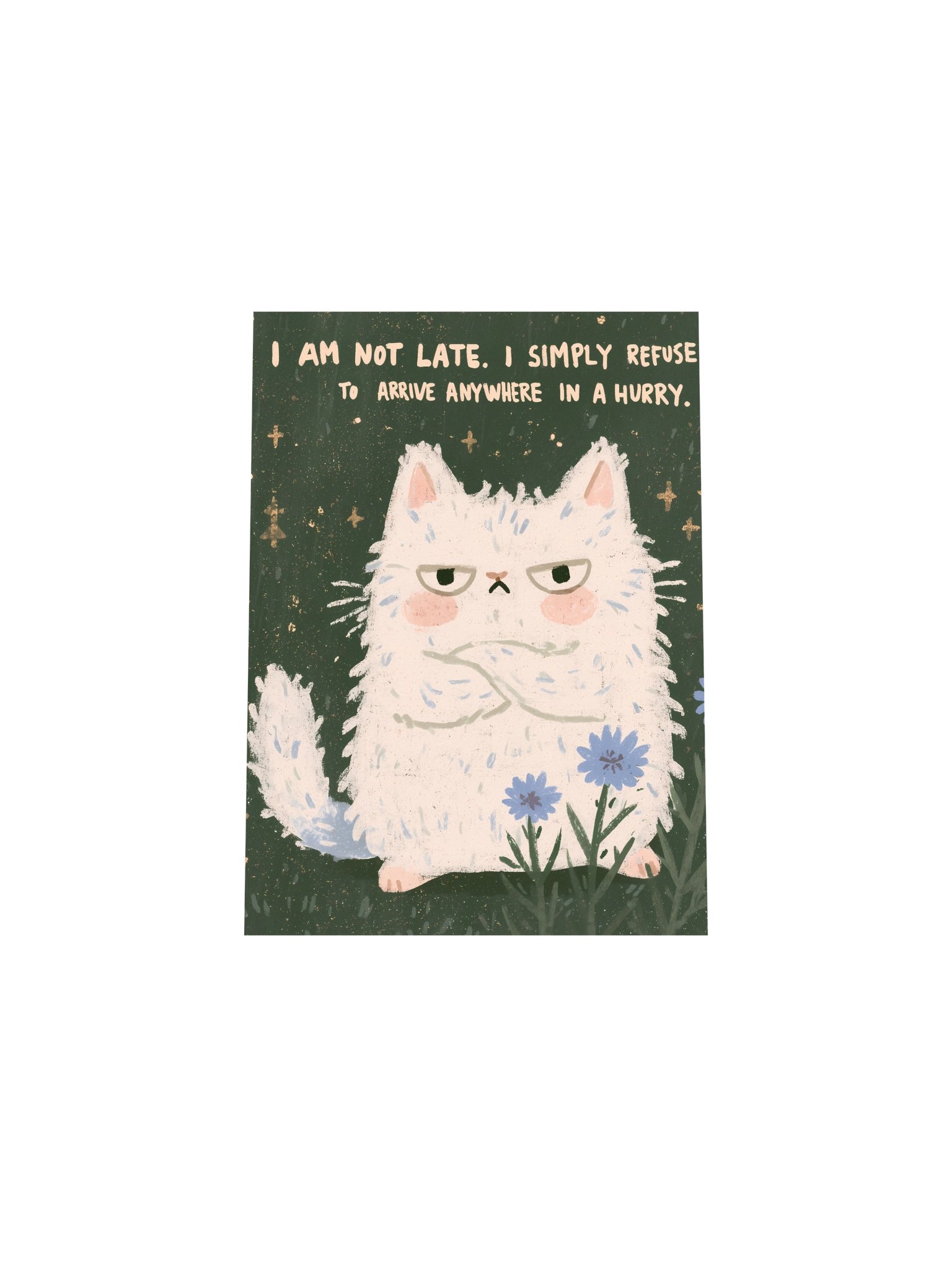Unimpressed Cat Quote Poster product image (22)