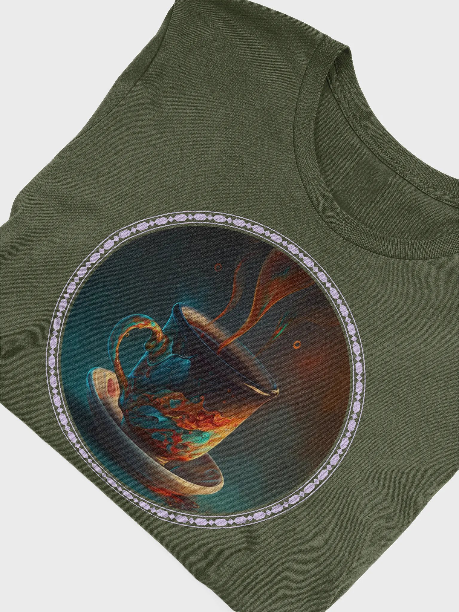 Coffee Swirls Hot Beverage T-Shirt product image (5)