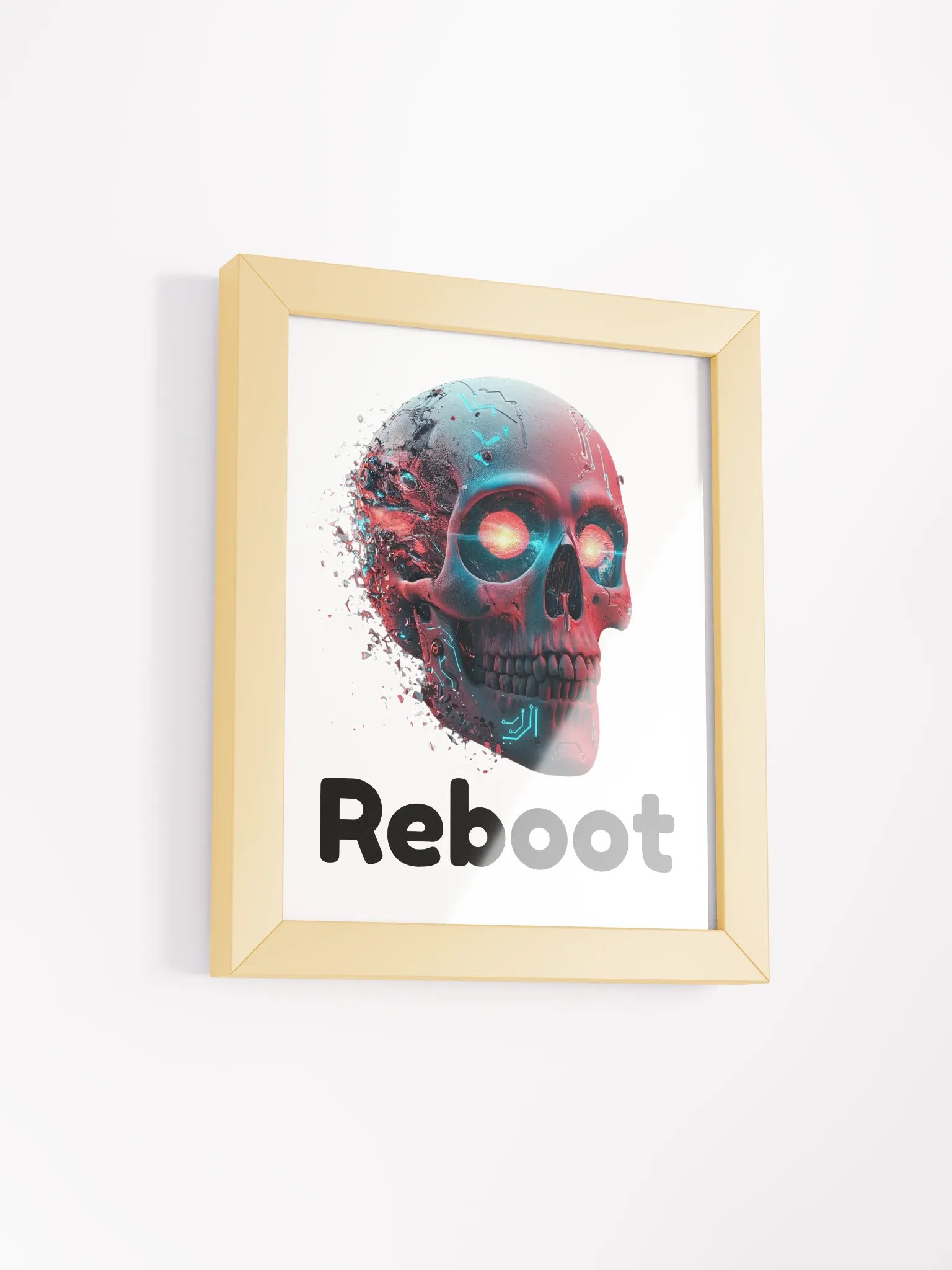 Reboot Skull Glow Poster product image (22)
