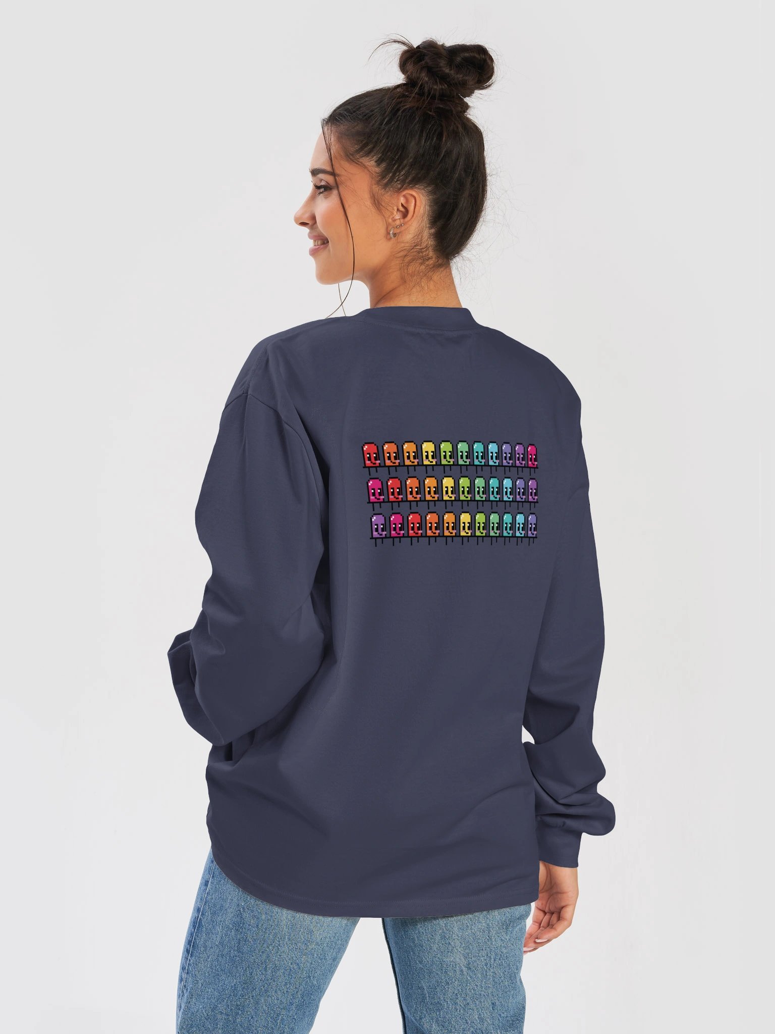 Blinky Rainbow Unisex Crew Shirt product image (8)