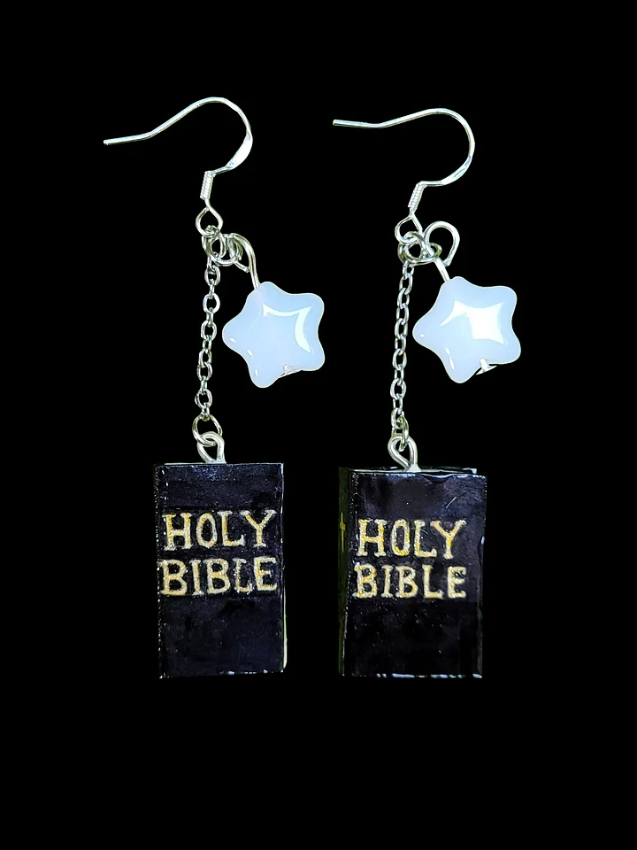 Holy Bible - Classic Book Earrings product image (2)