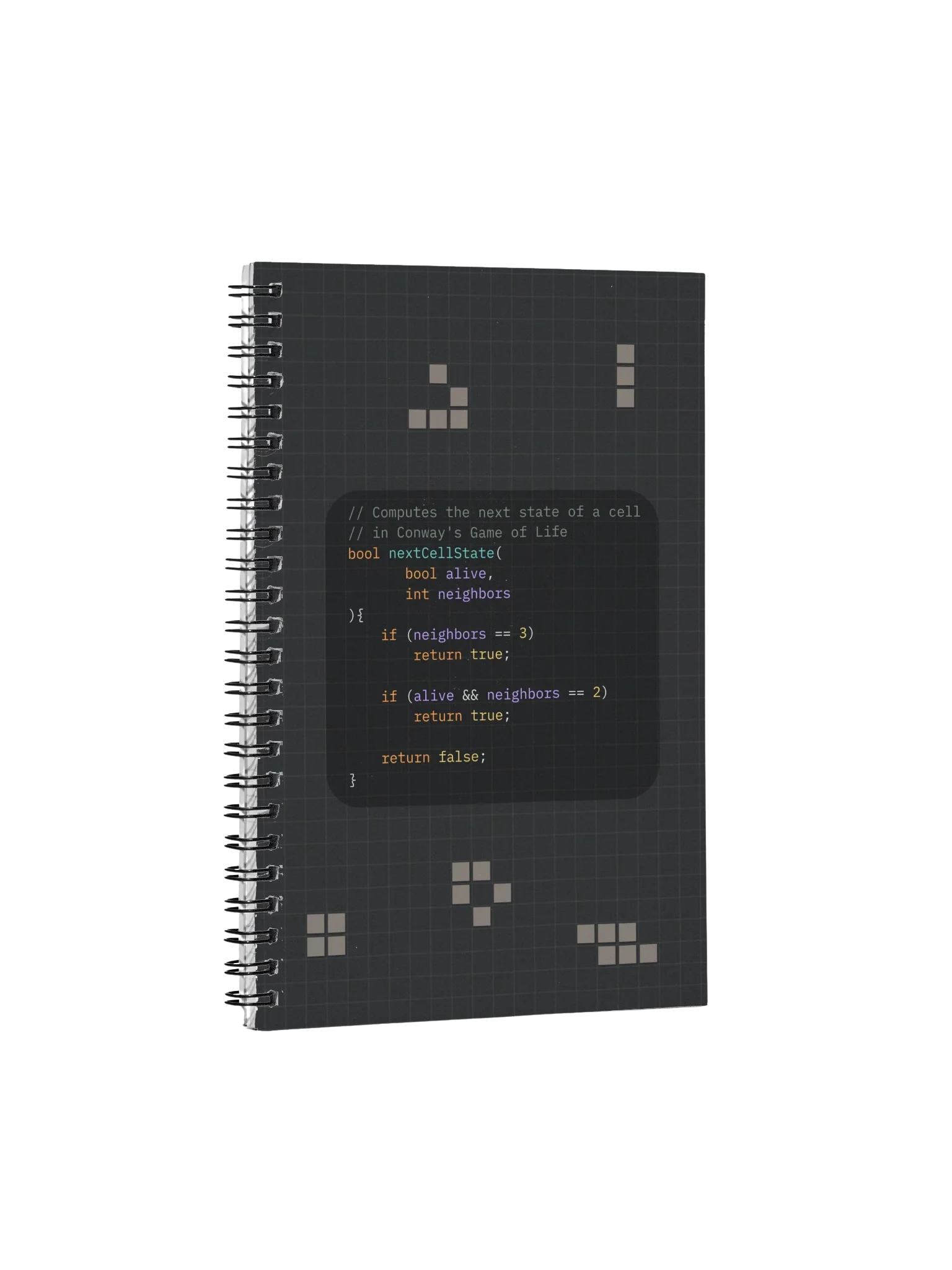 Game of Life — Dotted Spiral Notebook product image (1)