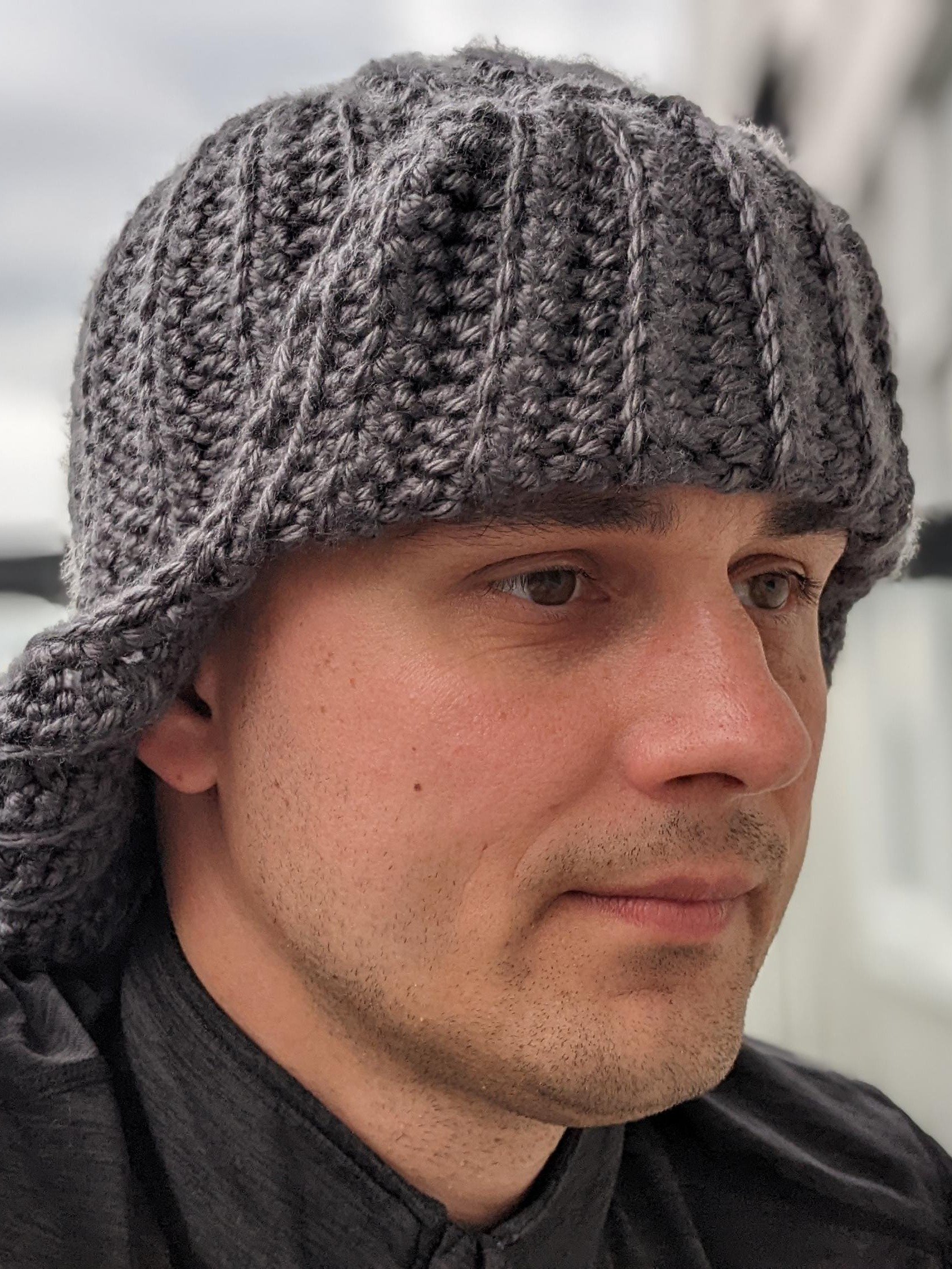 Crochet Trapper Hat Pattern for Men & Women (Unisex) product image (5)