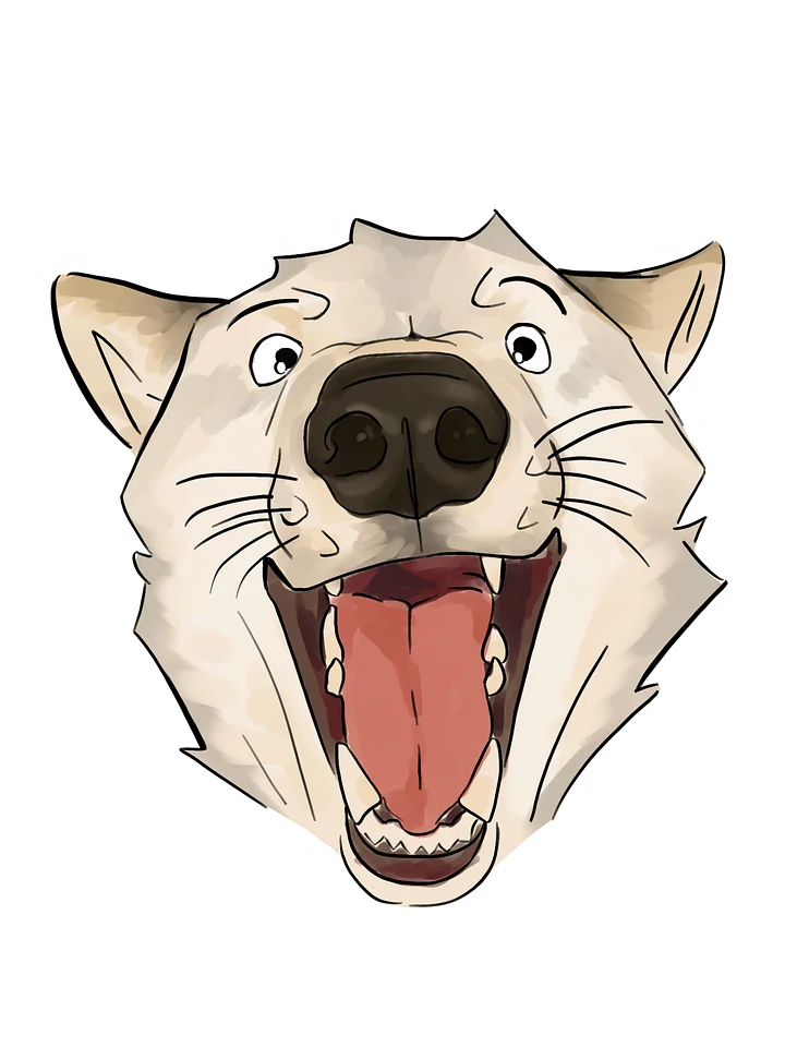 Smiley Wolp Sticker product image (1)