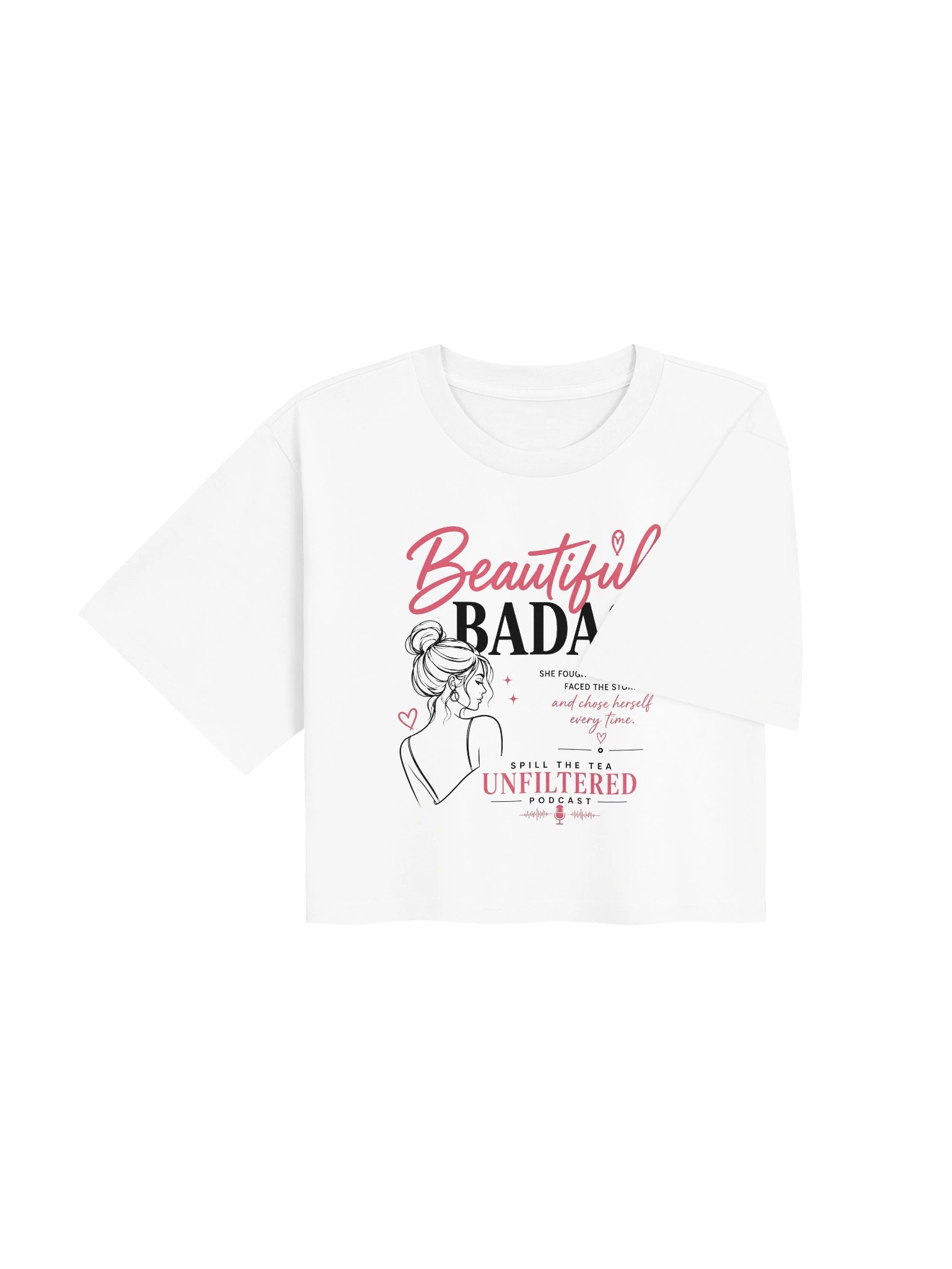 Beautiful Badass Podcast Crop Tee product image (8)