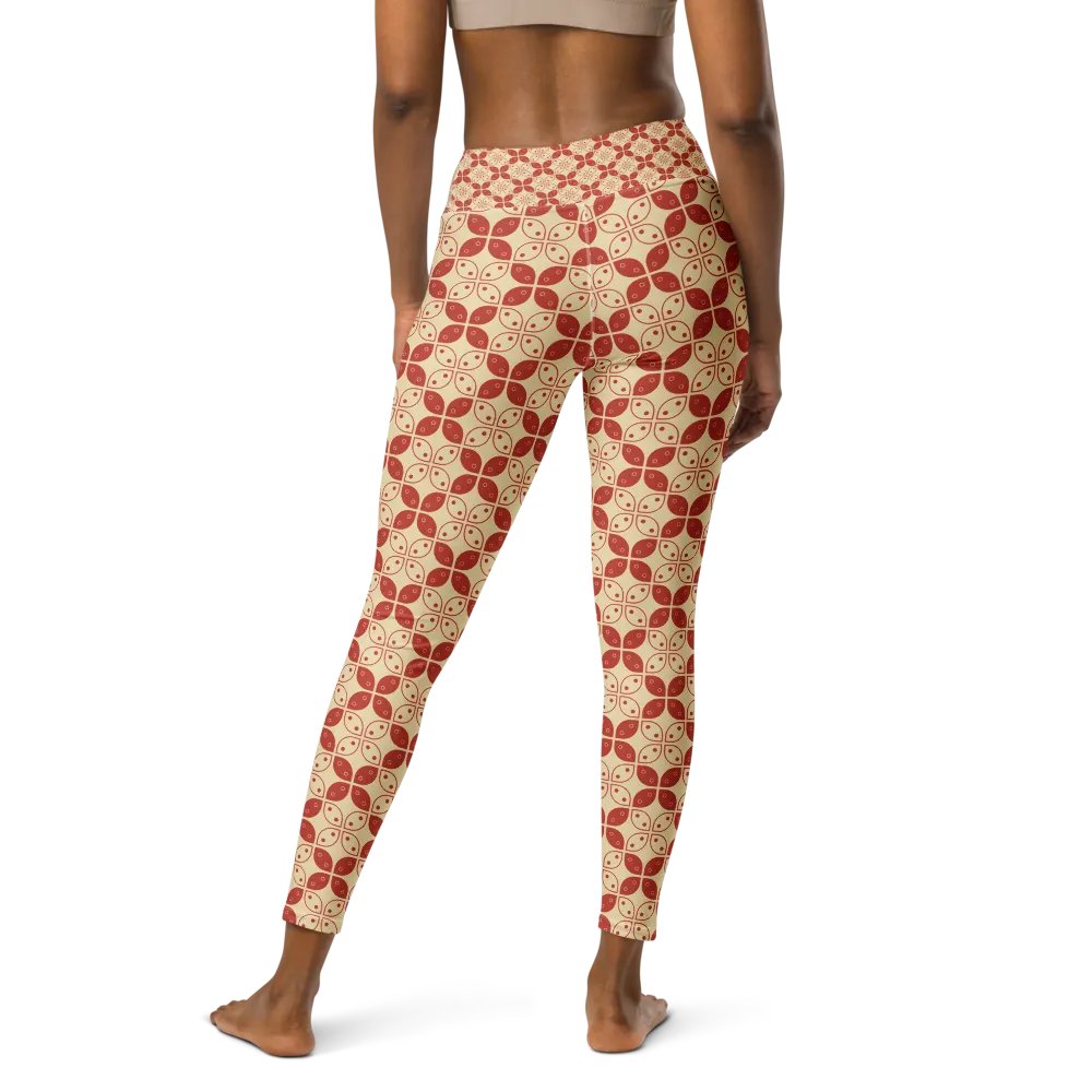 Batik Kawung Full Length Yoga Leggings product image (3)