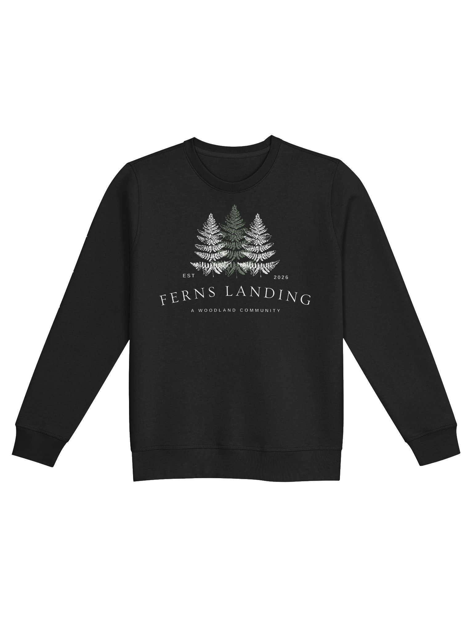 Ferns Landing Woodland Community T-Shirt | Botanical Nature Graphic Tee