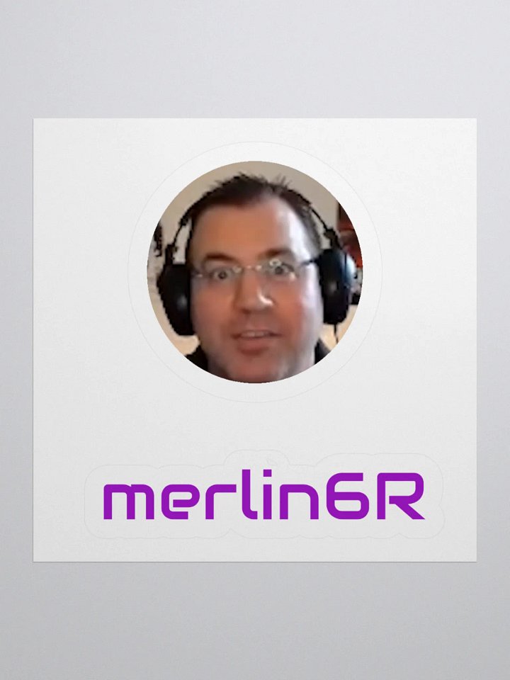 merlin6R sticker product image (1)