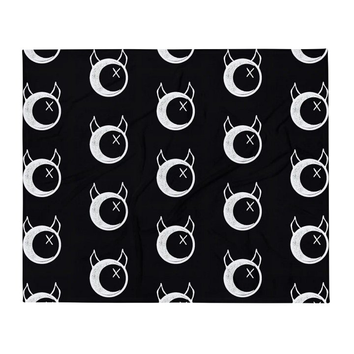 The Chronicles Of Misery Mortis "Greymoon" Throw Blanket product image (2)