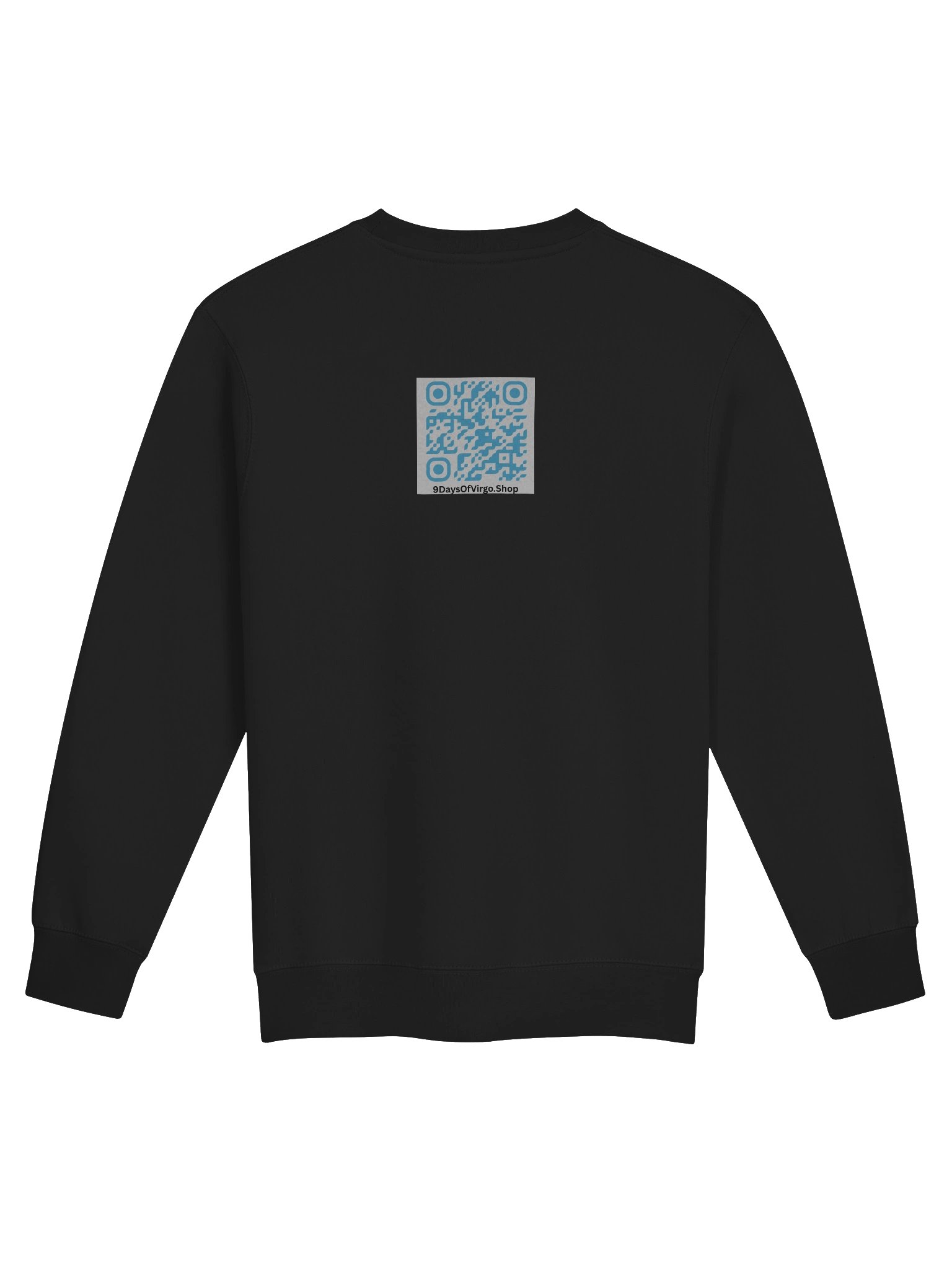 Sequin Virgo Love Crewneck Sweatshirt- Black product image (2)