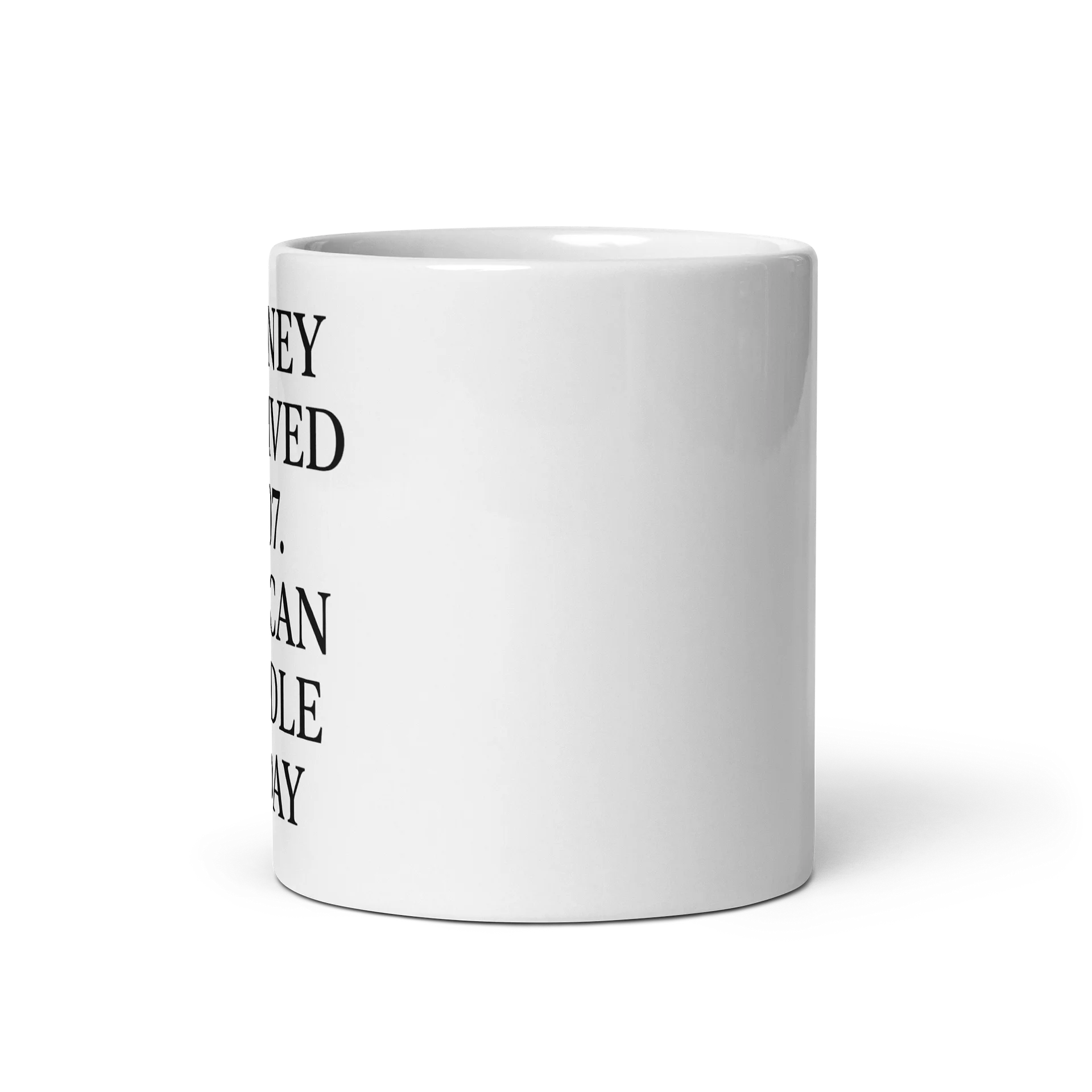 Dark Statement Text Mug product image (5)
