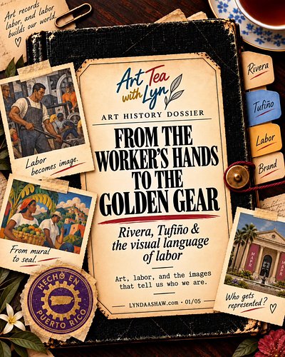 ☕🎨 Art Tea with Lyn | From the Worker's Hands to the Golden Gear

All this started because I looked at the little Hecho en Pu...