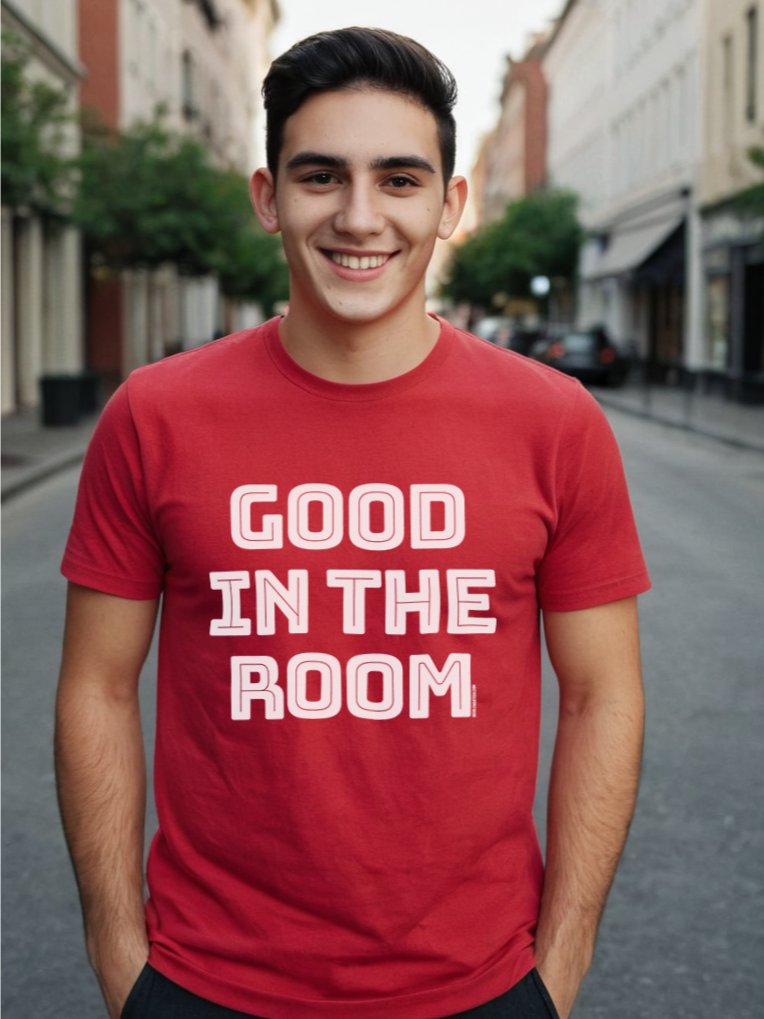 Funny Hockey T-Shirt – Good in the Room – Beer League Hockey Shirt for Men – Gift for Hockey Players & Team Guys product image (2)