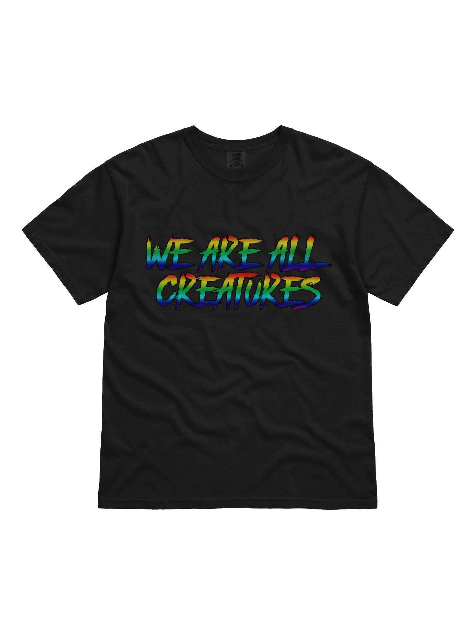 We Are All Creatures Rainbow Edition Shirt 2 product image (1)