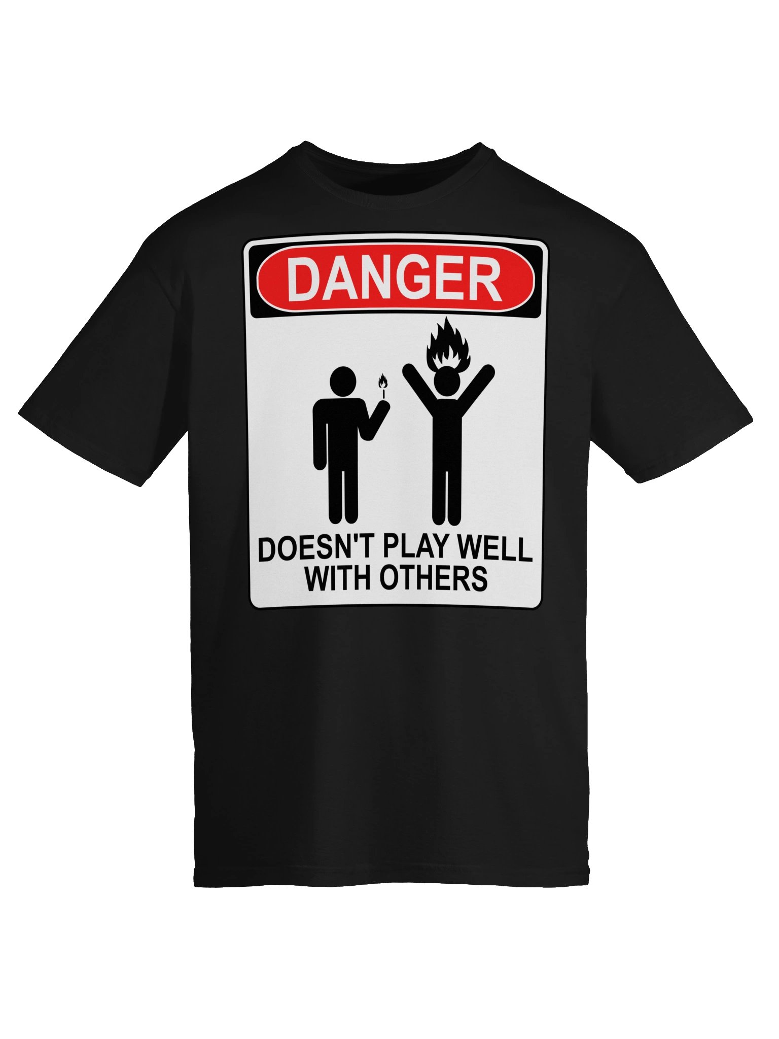 Danger: Doesn’t Play Well Tee product image (19)