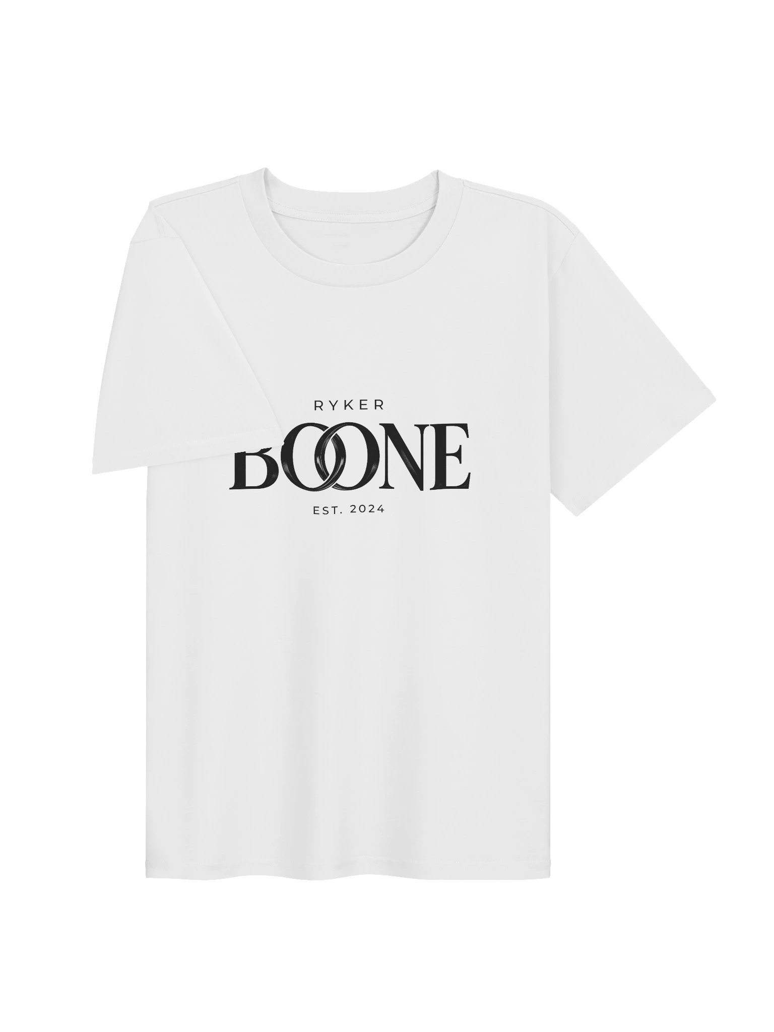Ryker Boone Women's "Sweet Tea & Blue Jeans" Classic Tee (White/Black Logo) product image (3)