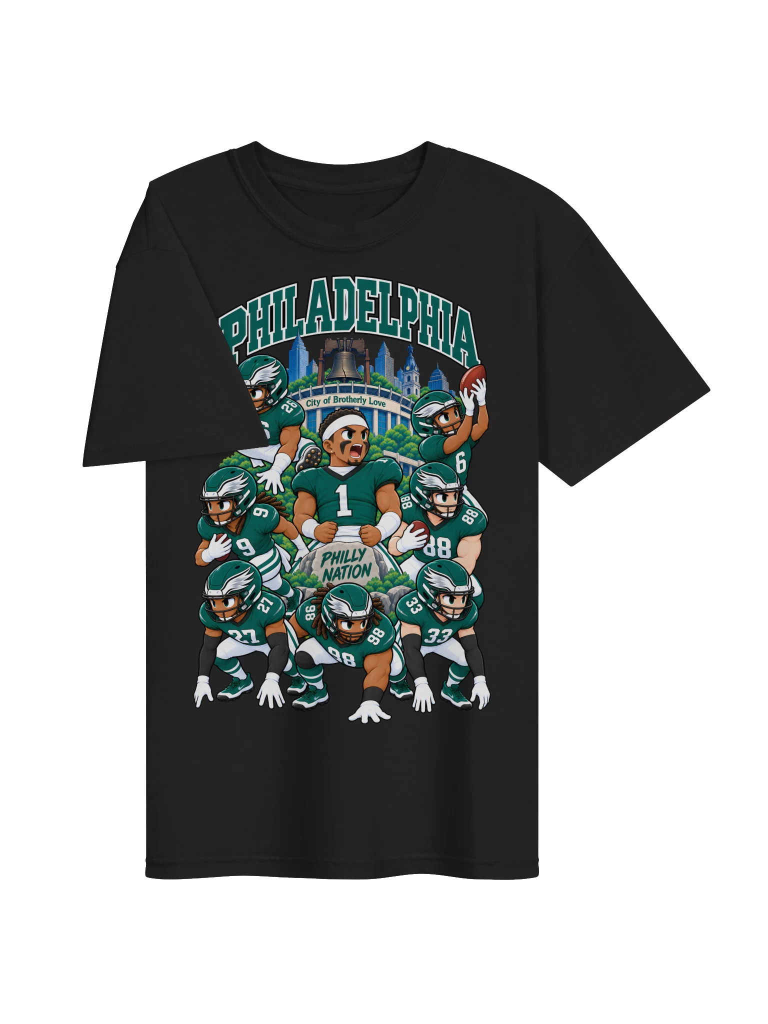 Philadelphia Football Animated Player T-Shirt product image (10)