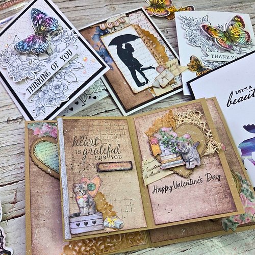 Happy Valentine’s Day 💗
Earlier this week I sat down to make a few cards and used a really fun card within a card fold — one ...