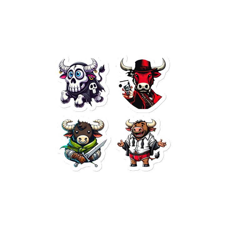 Bull Emote Magnet Pack product image (2)
