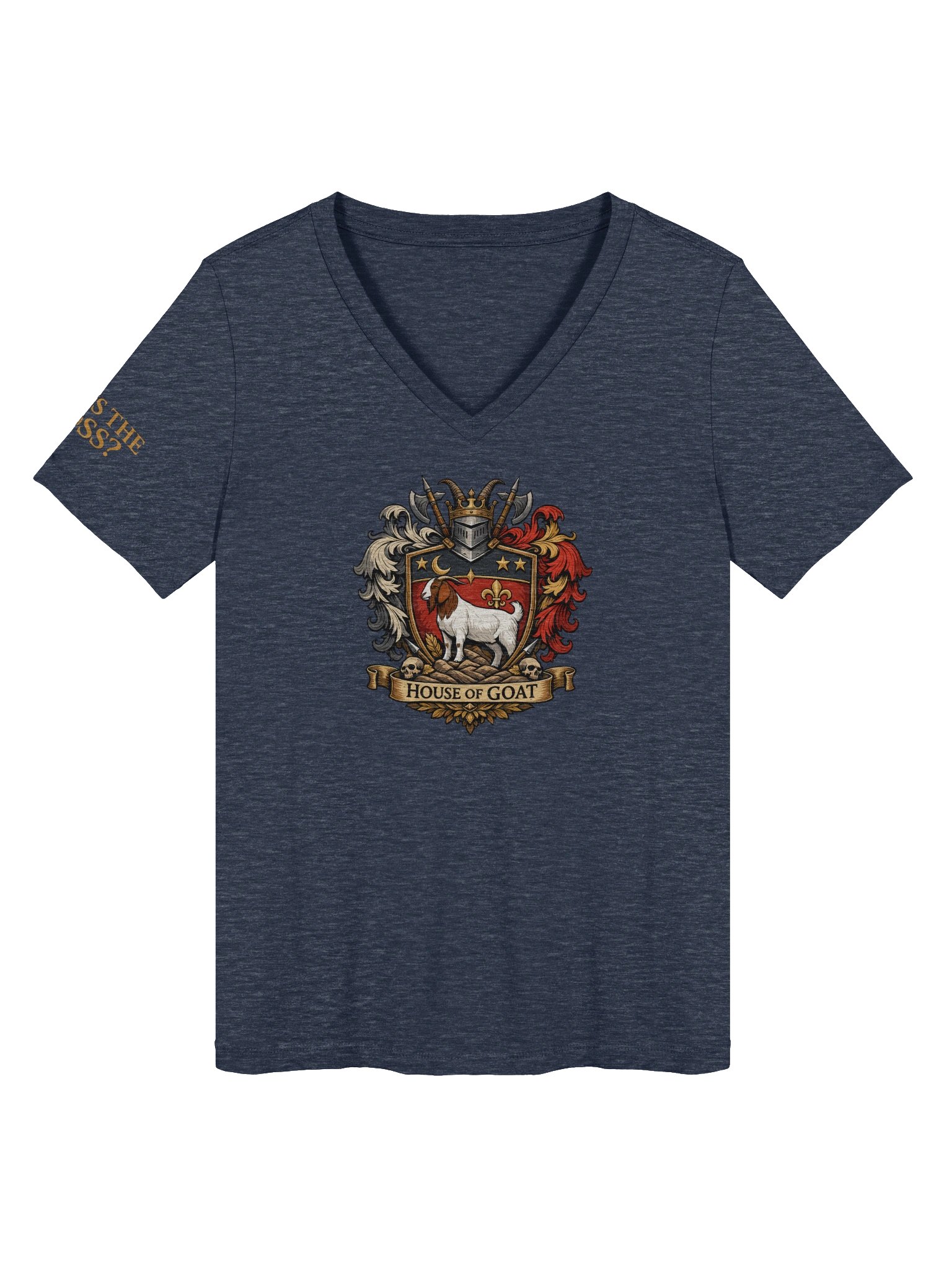 ROUND 43: HOUSE OF GOAT WOMEN'S V-NECK product image (2)