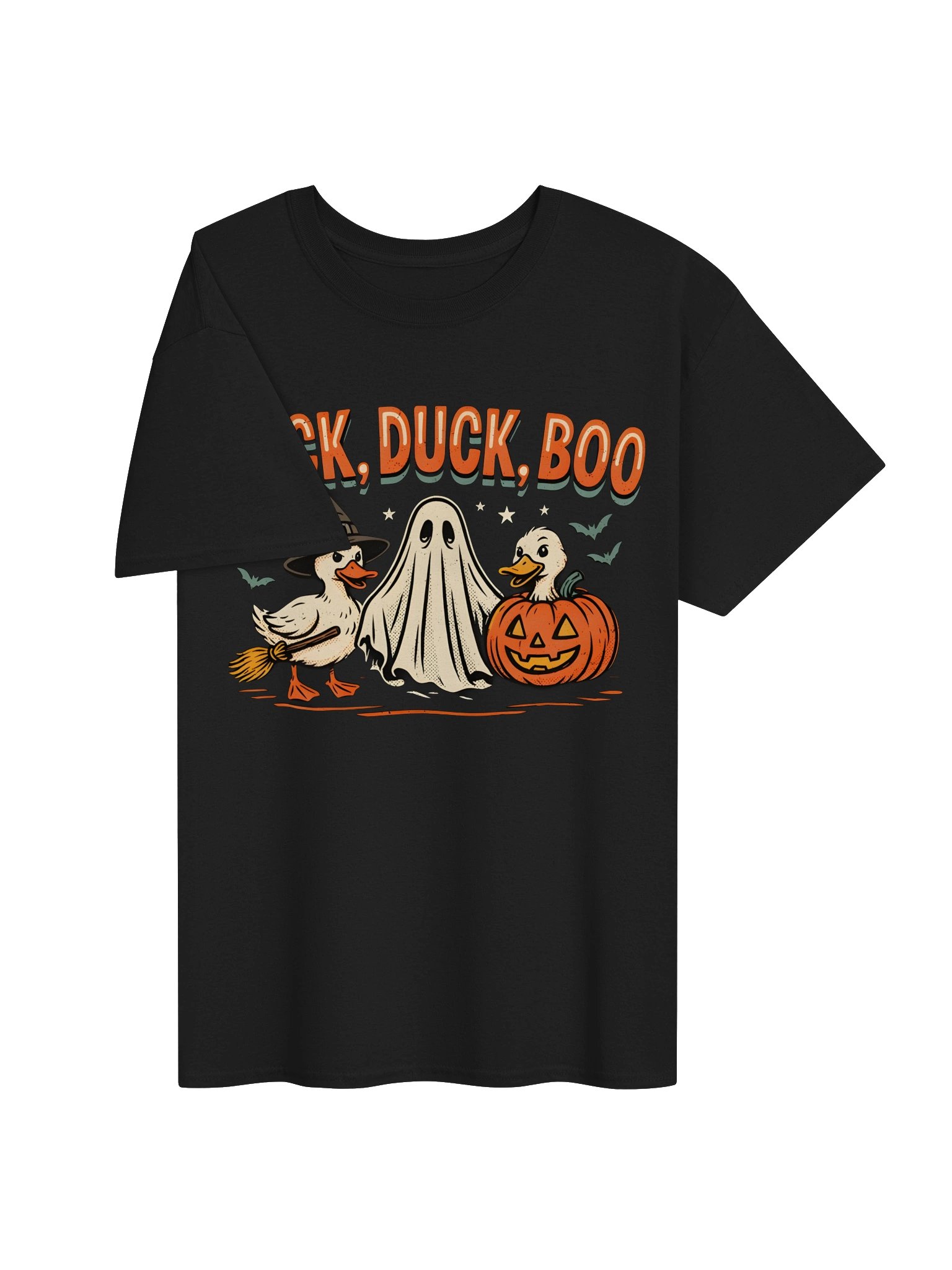 Duck, Duck, Boo Halloween Tee product image (22)