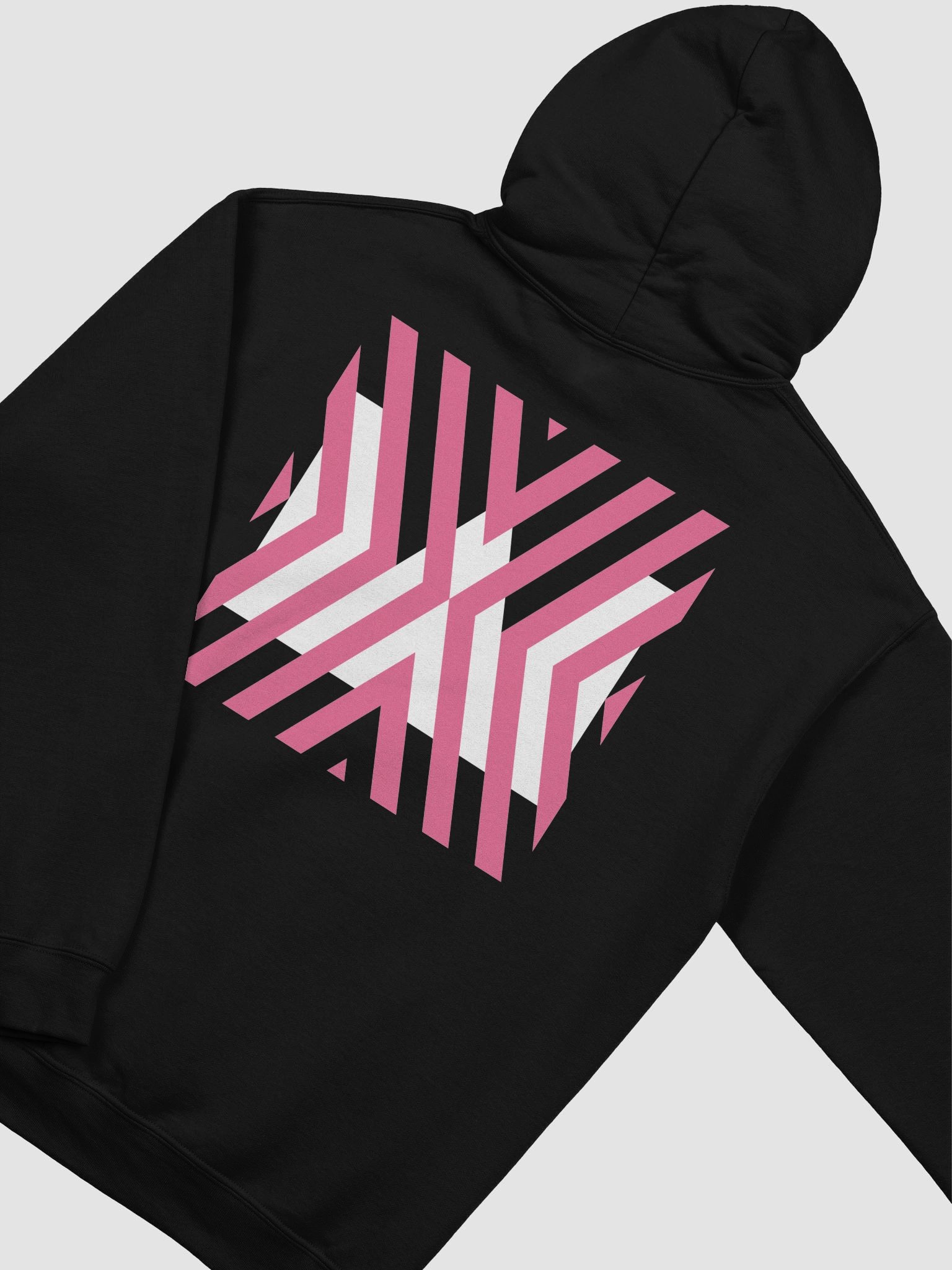 Dak Chevron Pink Back Pattern Hoodie product image (4)