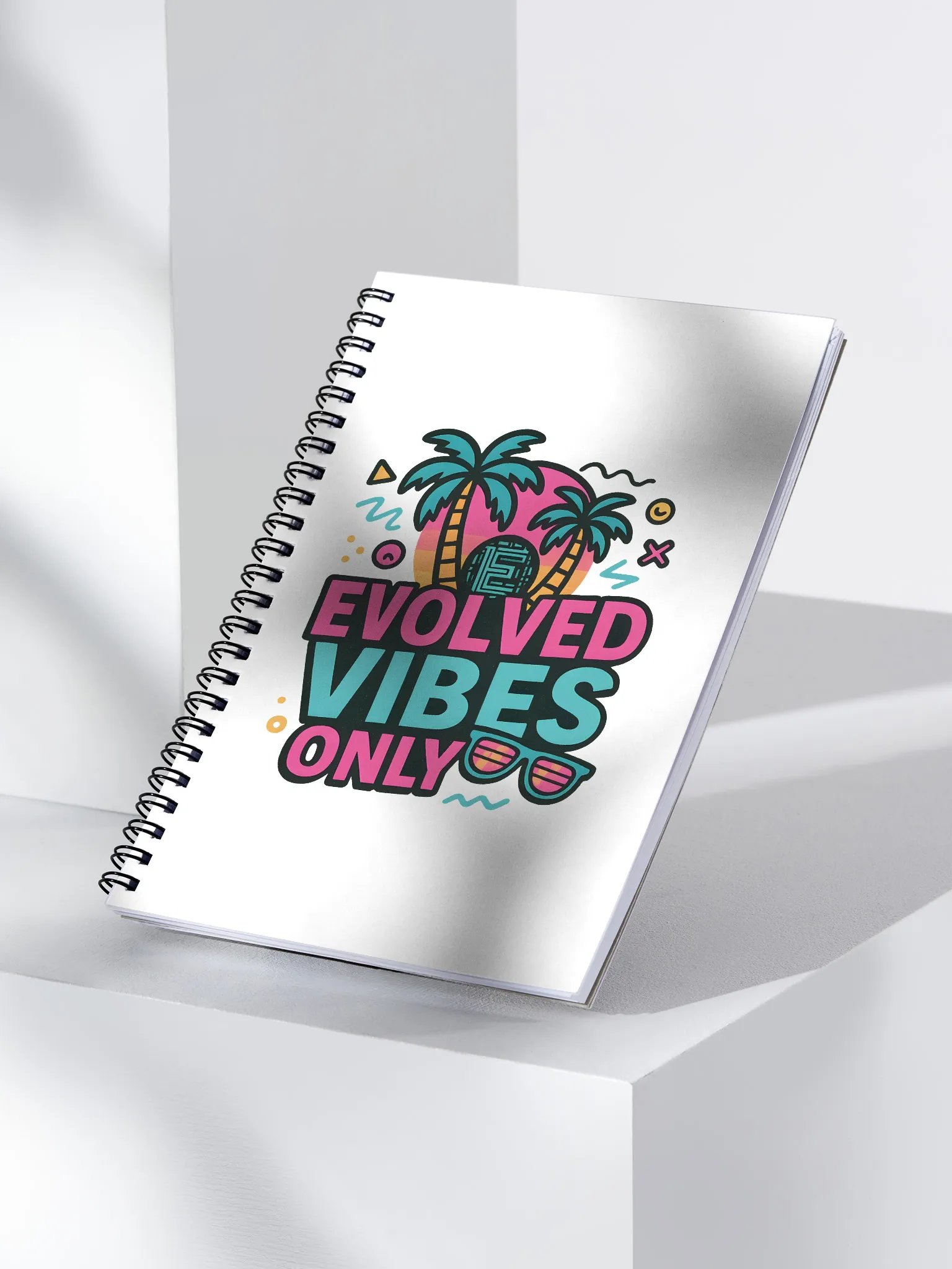 Evolved Vibes Spiral Notebook product image (3)